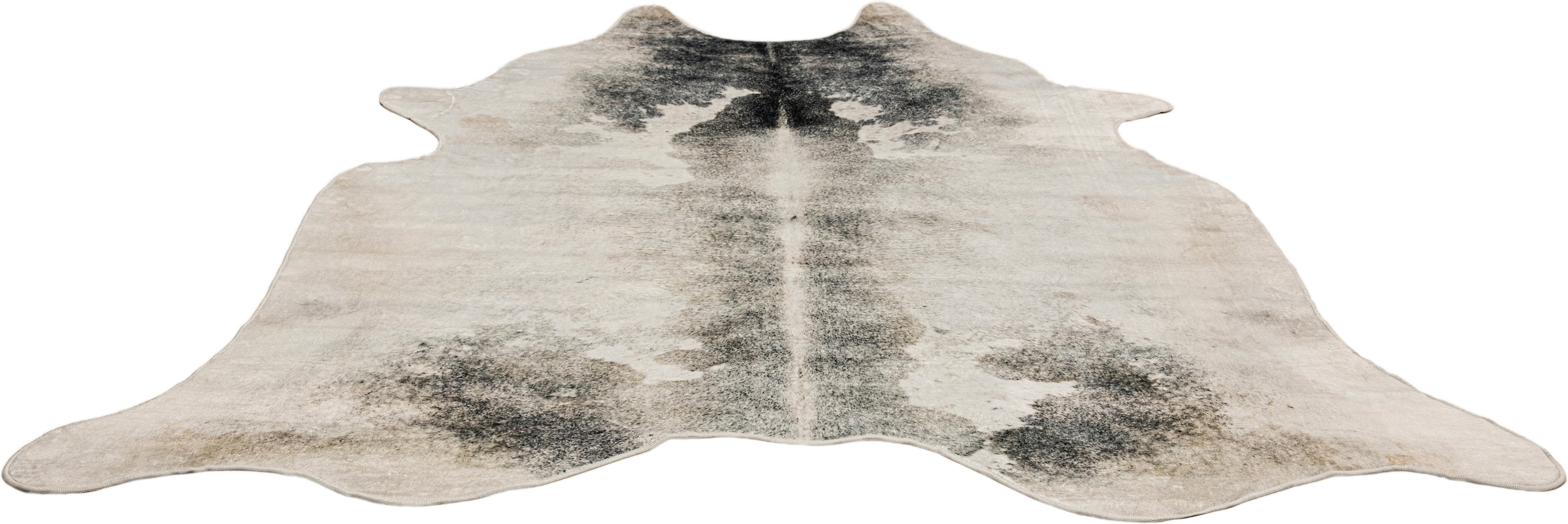 Gino Falcone Tapis en fourrure »Emilia« En forme de fourrure 3 mm Höhe fausse fourrure, imprimée, effet peau de vache, idéale au salon & chambre