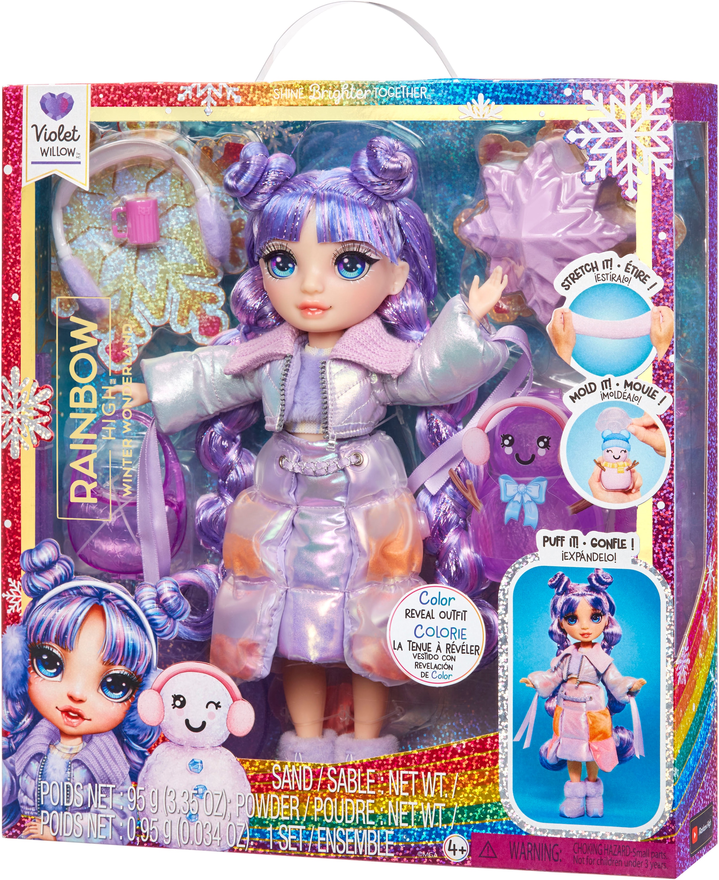 RAINBOW HIGH Anziehpuppe »Winter Wonderland Doll - Violet (Purple)«