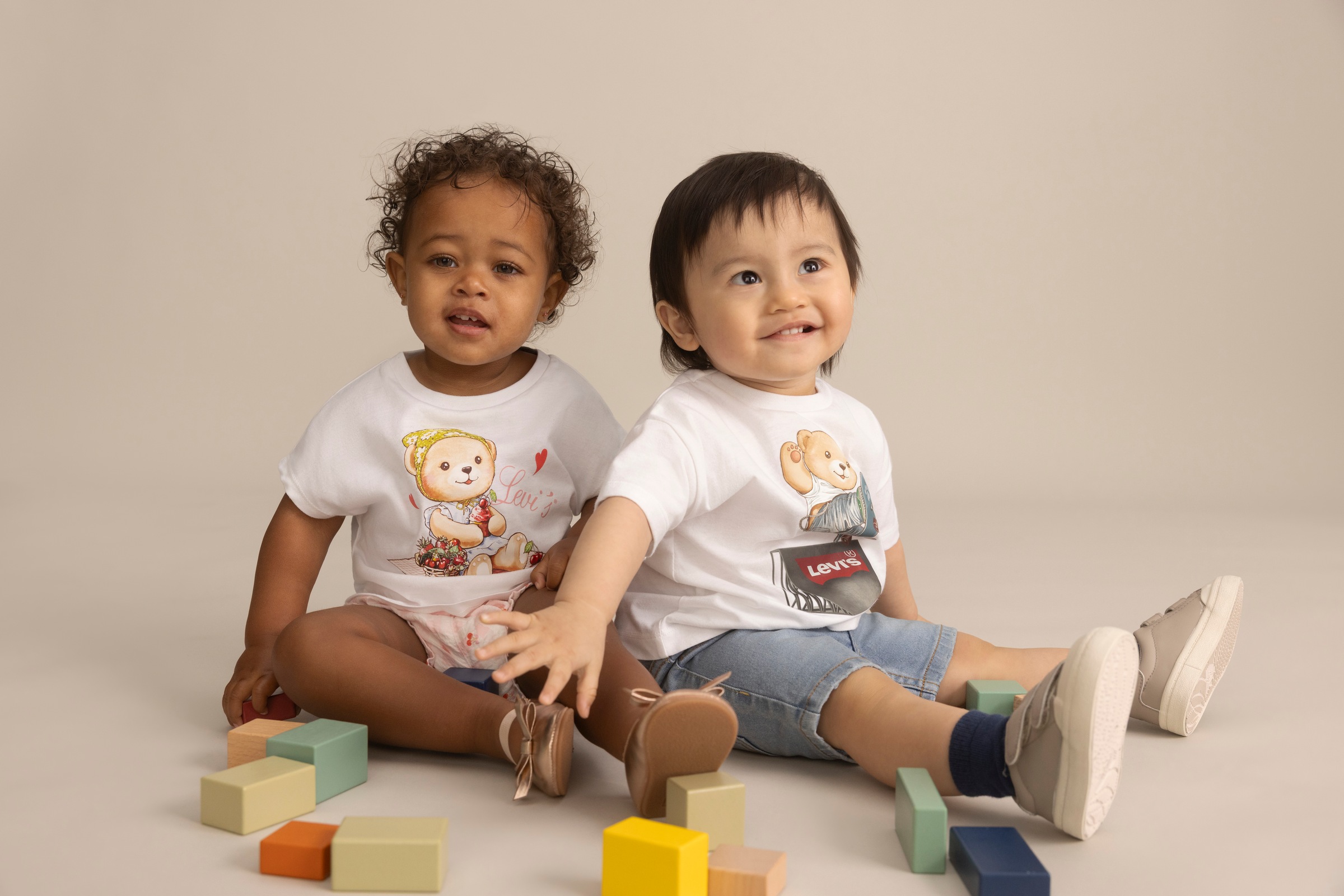 Levi's® Kids Shirt & Shorts »LVB SKATER LEVI TEE & DENIM SE« 2 tlg. for Boys, Jeans-Shirts und Printshirt