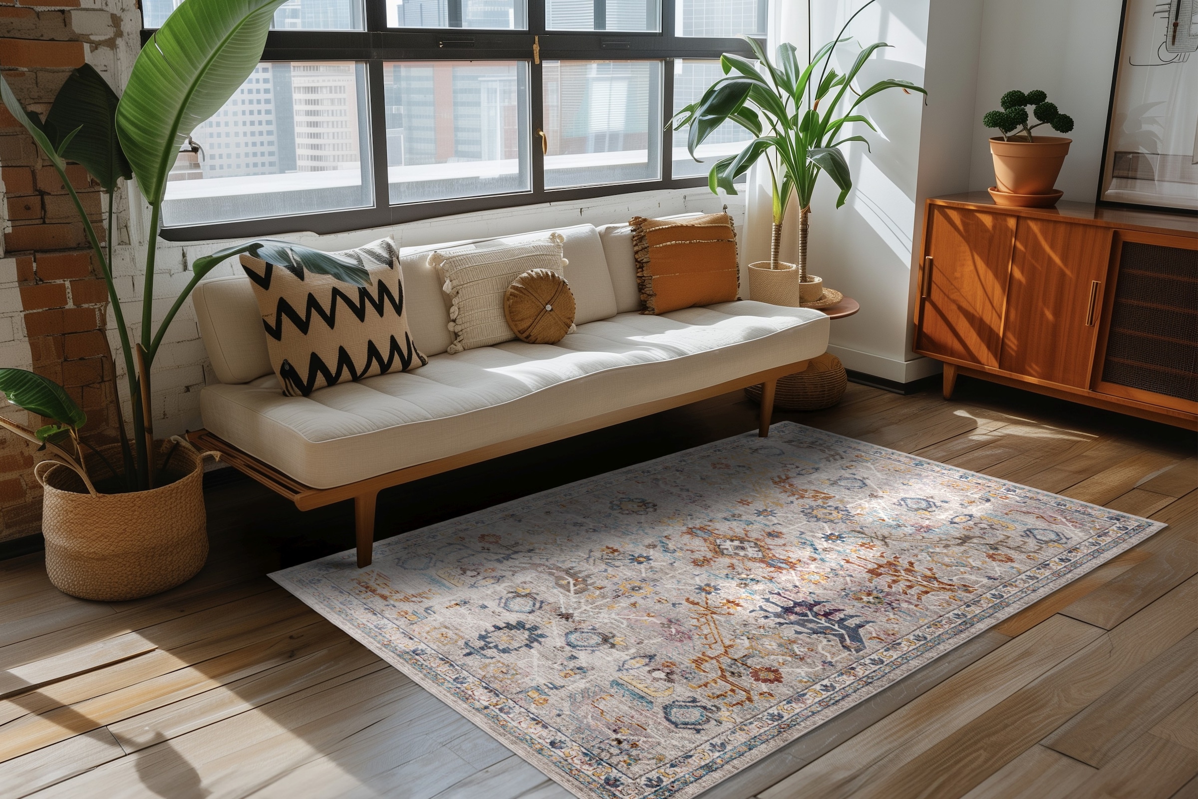 Kayoom Teppich »Blazing Star« rechteckig 10 mm Höhe Kurzflor