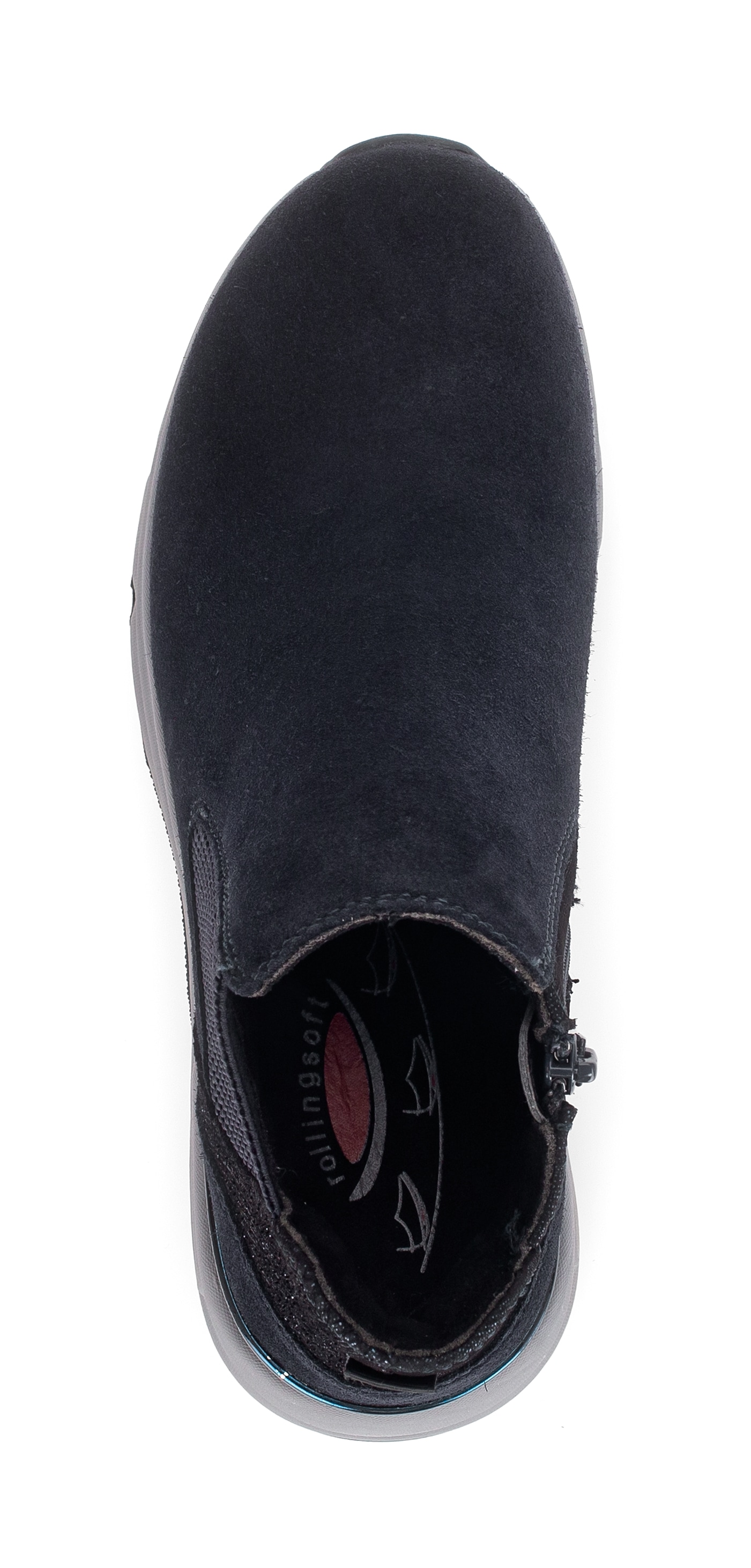 rollingsoft Bottines chelsea  Plateforme, baskets montantes, chaussures à lacets avec profil antidérapant