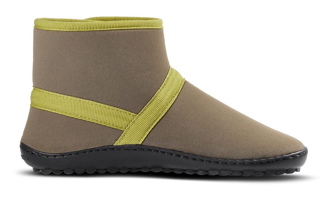 Leguano Chaussures pieds nus »LEGUANITO THERMO«  chaussure à scratch, chaussure enfant, boots avec traitement TEX déperlant