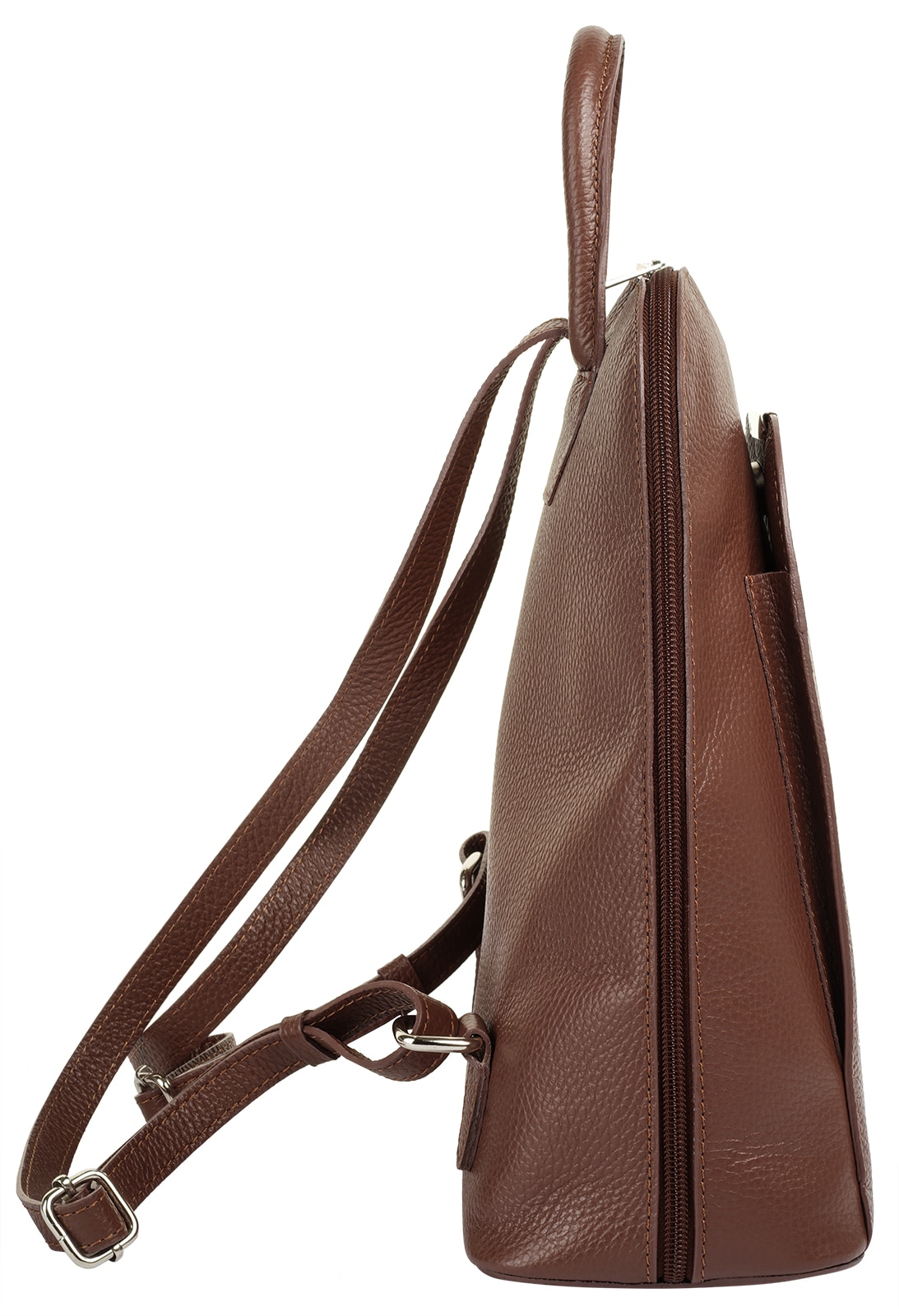 Cluty Sac à dos de ville echt Leder, Made in Italy