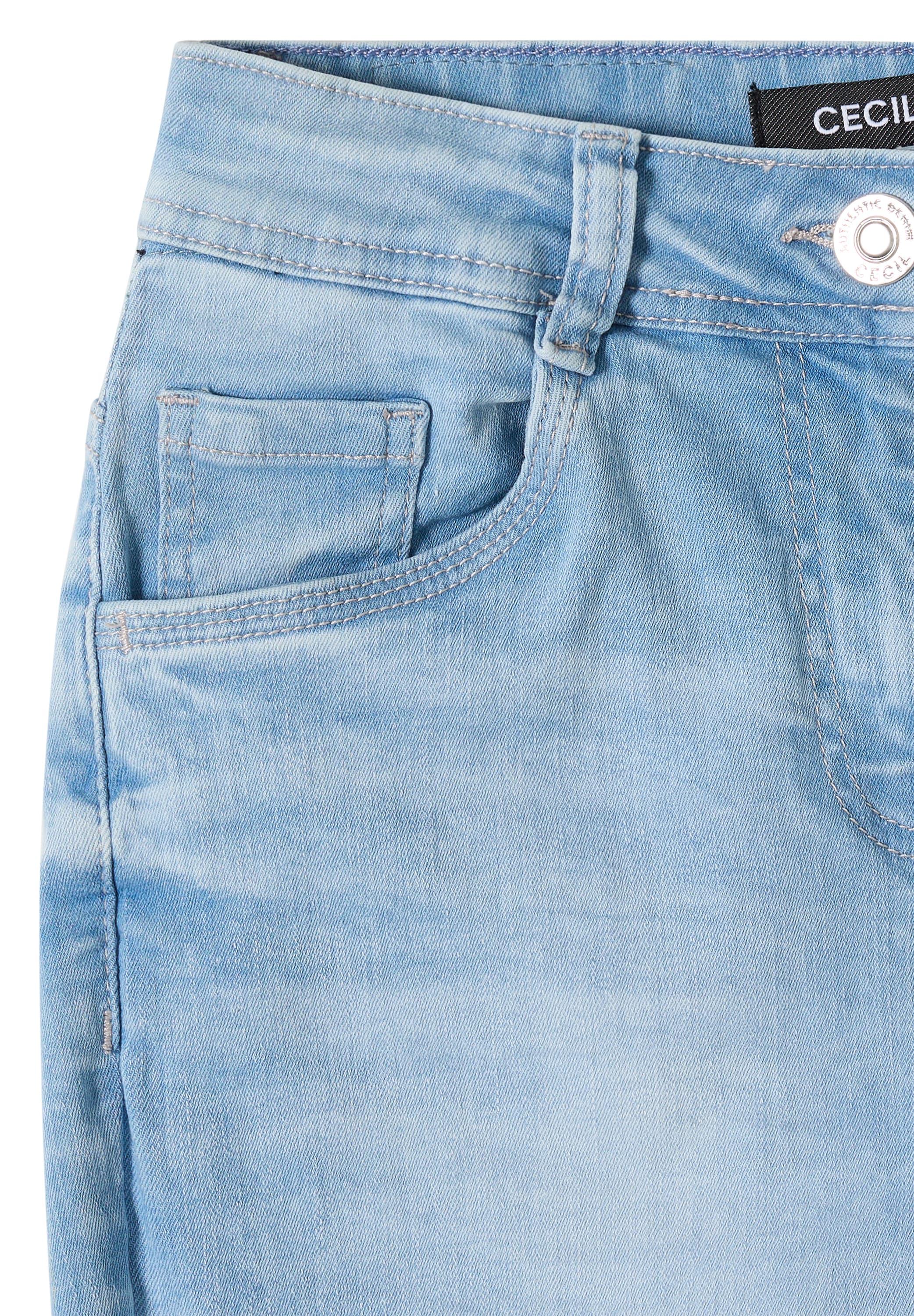 Cecil Jeans capri »Style Toronto« jeans Slim Leg en Slim Fit / avec stretch
