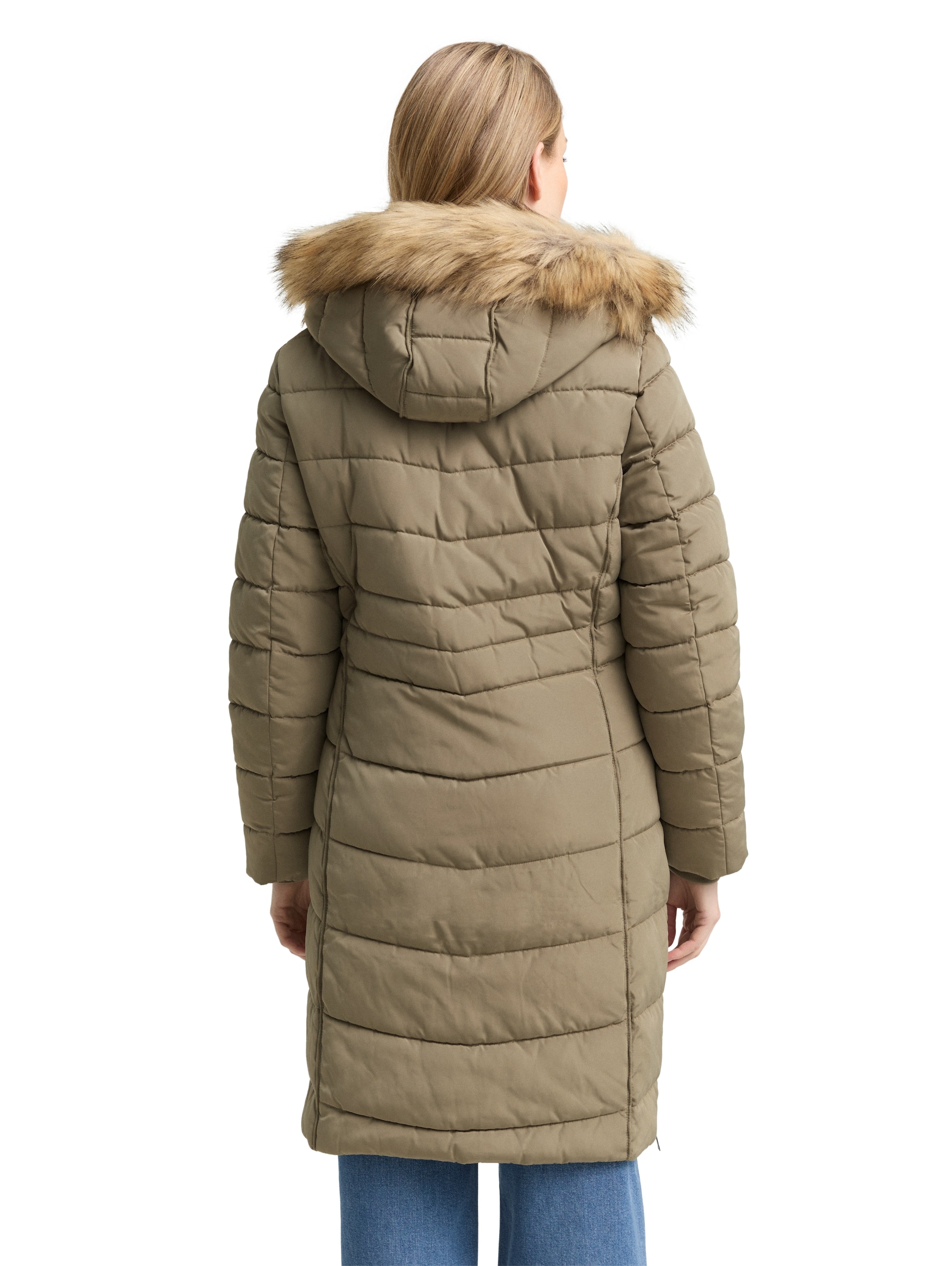 TOM TAILOR Steppmantel mit Kapuze