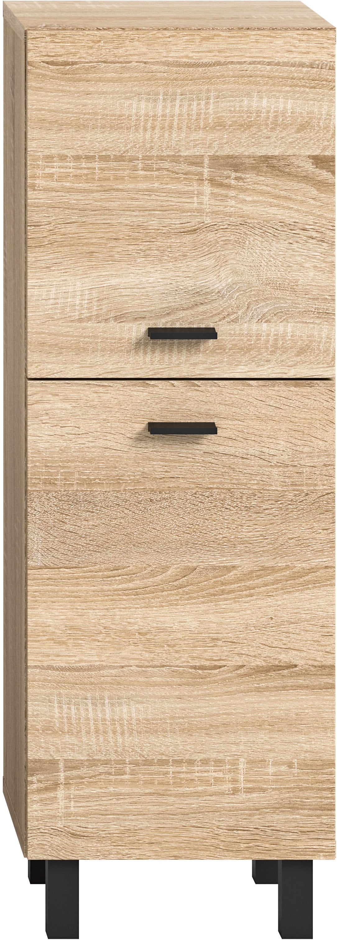 welltime Midischrank »Tampa, Höhe 80cm, hängend oder stehend montierbar« Badschrank, Bad-Möbel, Badezimmer