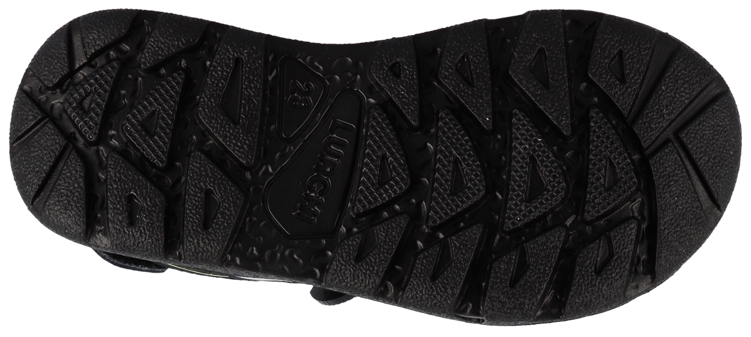 Lurchi Sandale »Oweno«  Klettschuh mit Neonfarben, Grössenschablone zum Download
