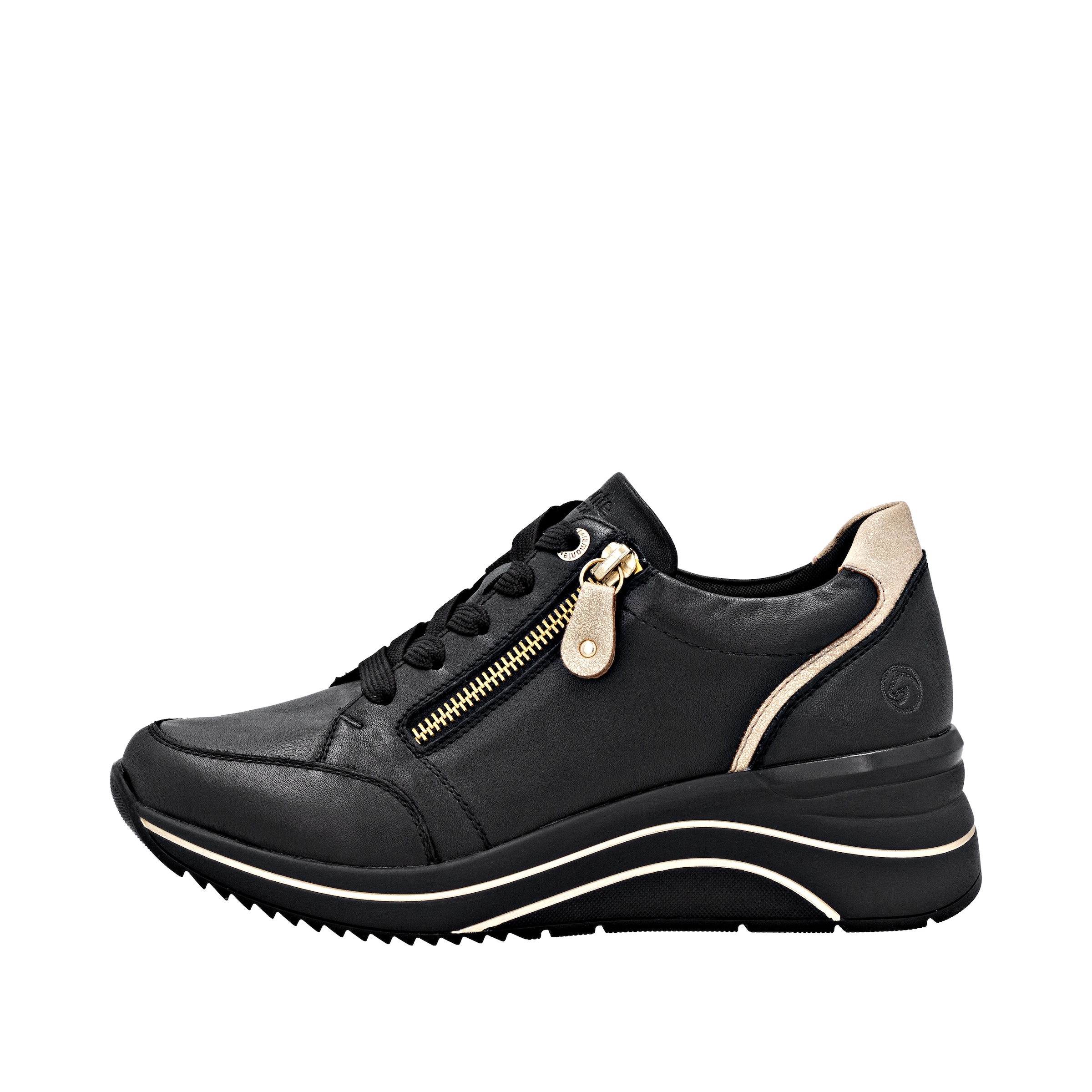Remonte Baskets compensées  , chaussure de loisirs, chaussure basse, chaussure à lacets avec membrane Rieker TEX