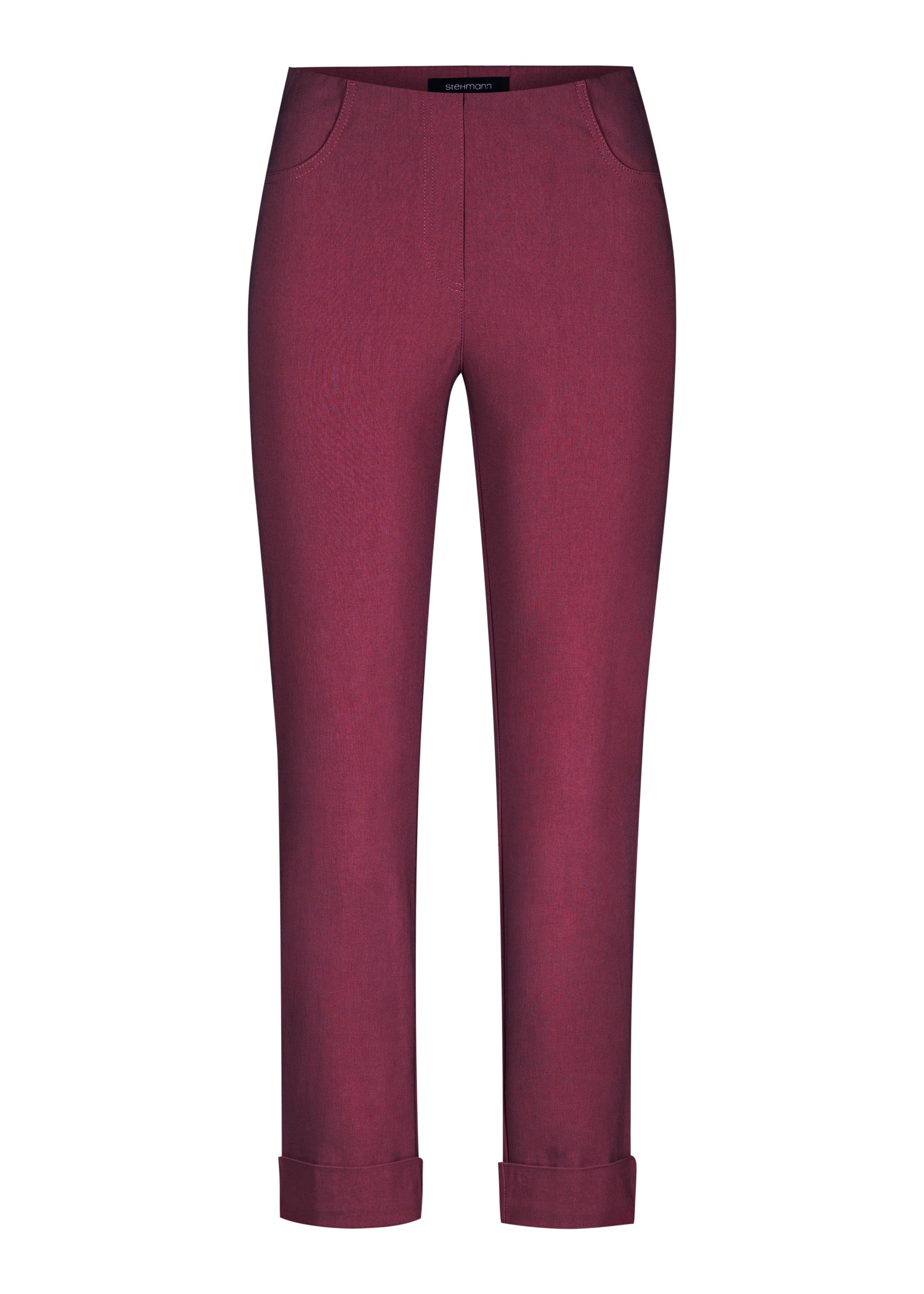 Stehmann Stretch-Hose  mit aufschlag am Saum