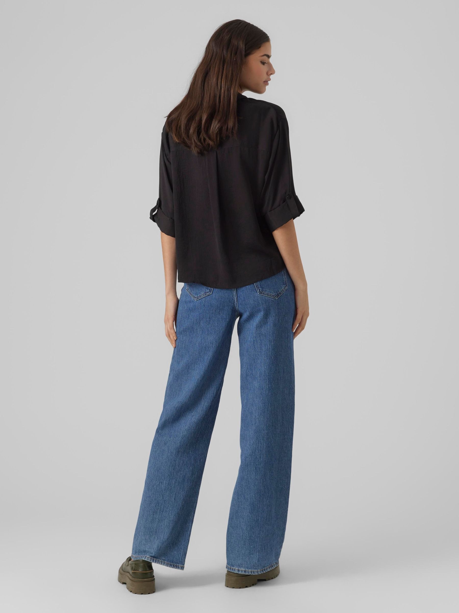 Vero Moda Blouse à manches courtes »VMFABIANA 3/4 SHIRT VMA NOOS«