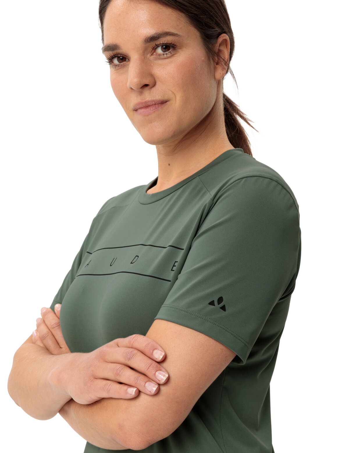 VAUDE T-shirt fonctionnel »Wo Qimsa Logo Shirt« manches courtes, col rond, pour activités sportives
