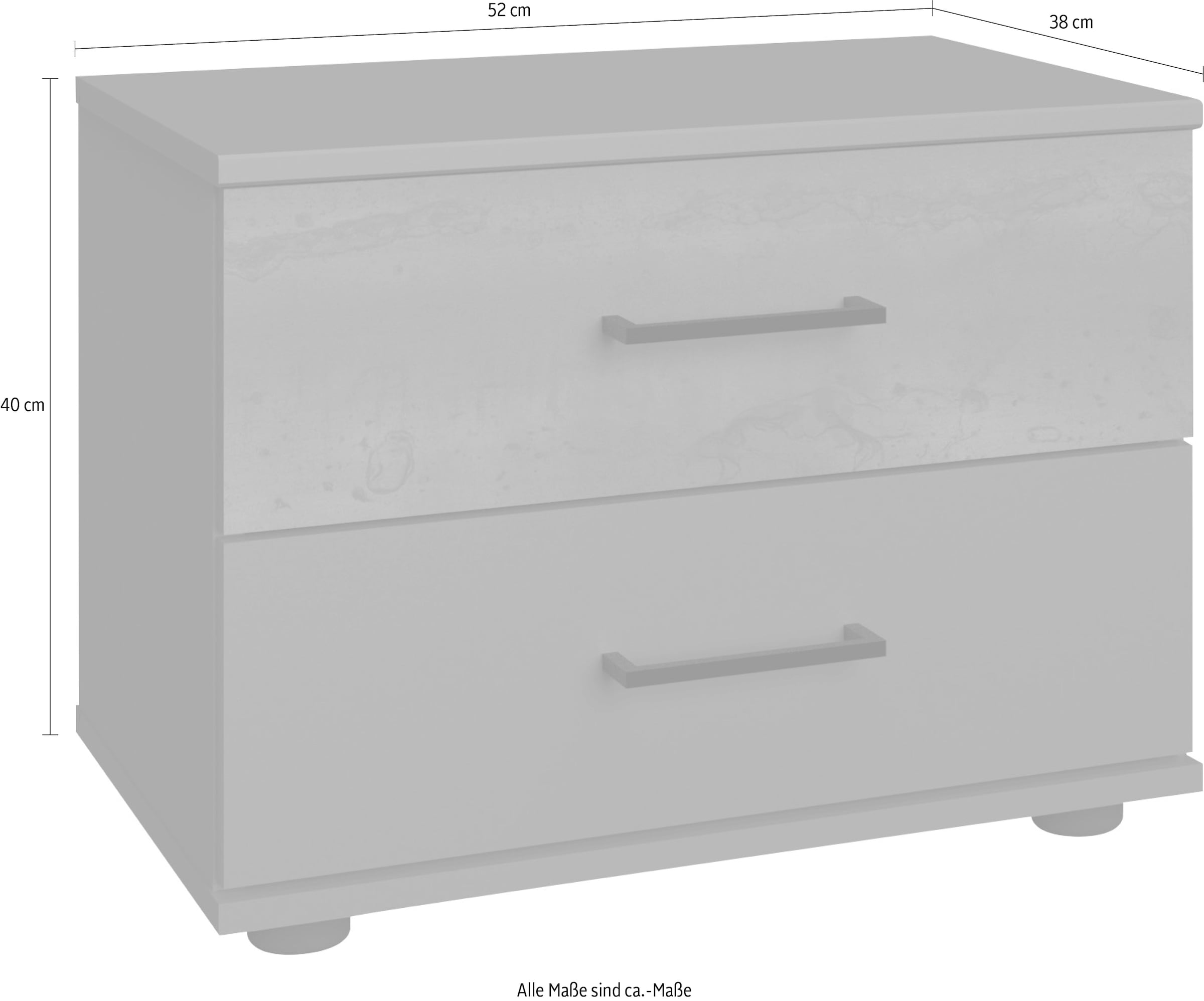 Wimex Table de nuit »Kopenhagen« in 2 Höhen