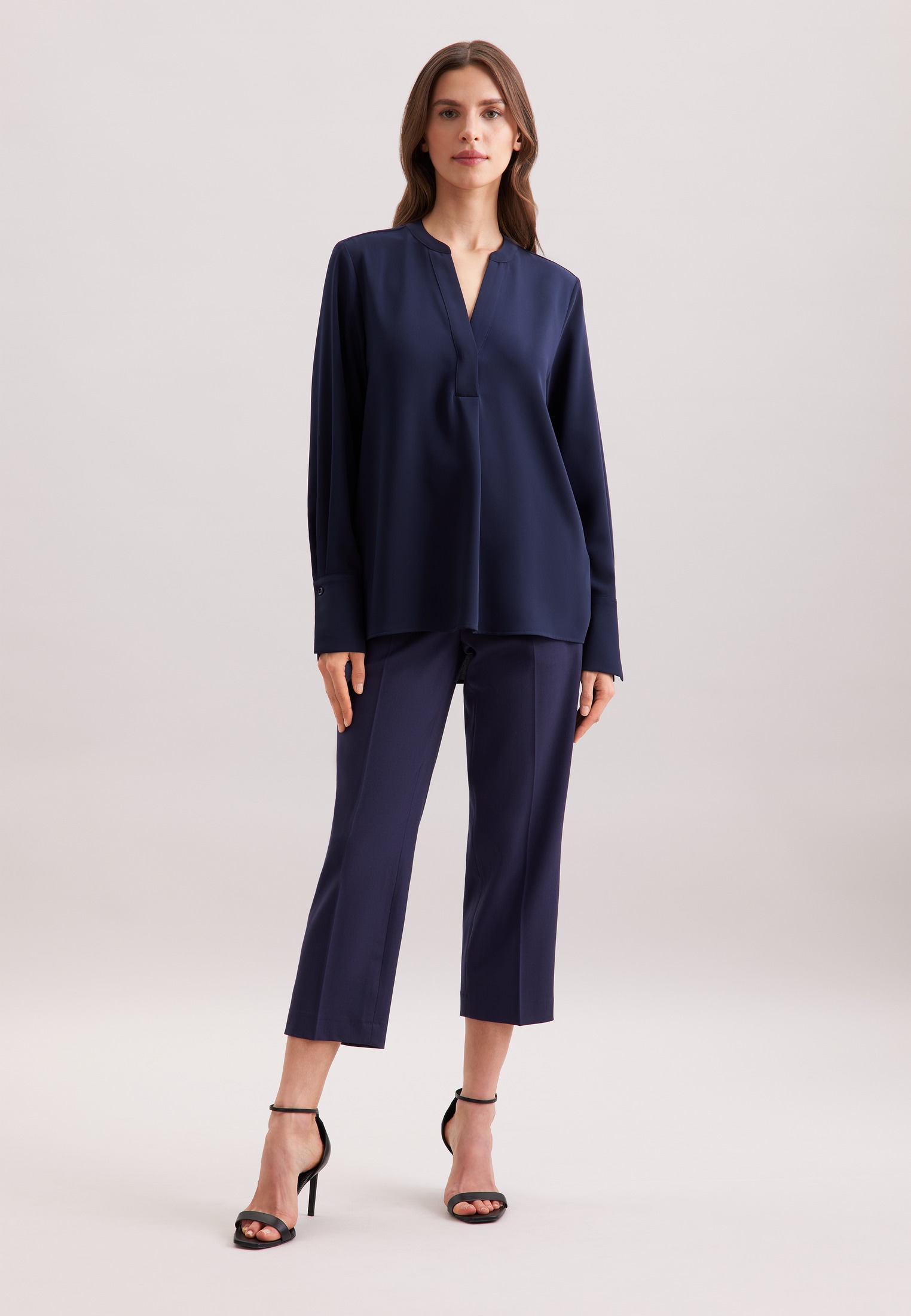 seidensticker Blouse classique »Schwarze Rose« Tunika Uni
