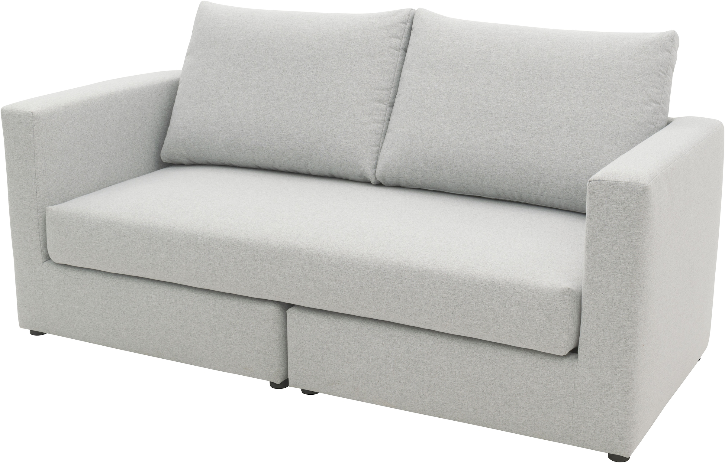 DOMO collection 2-Sitzer »Bibury, modernes Sofa, B/T/H: 178/80/90 cm« Sitzfläche mit Federkern, inkl. 2 Rückenkissen