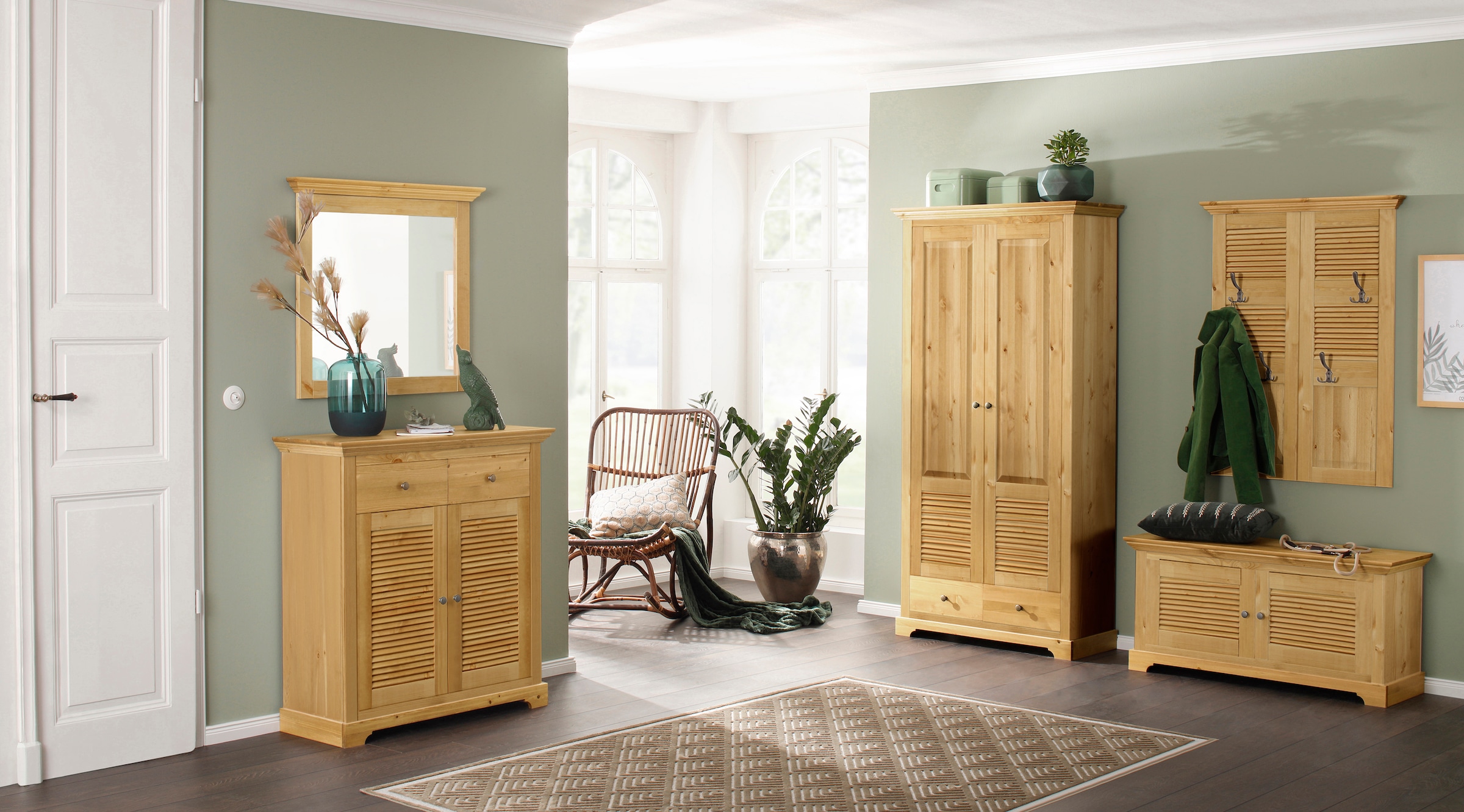 Home affaire Spiegel »Ayanna« Rahmen aus Massivholz, FSC®, Breite 94 cm