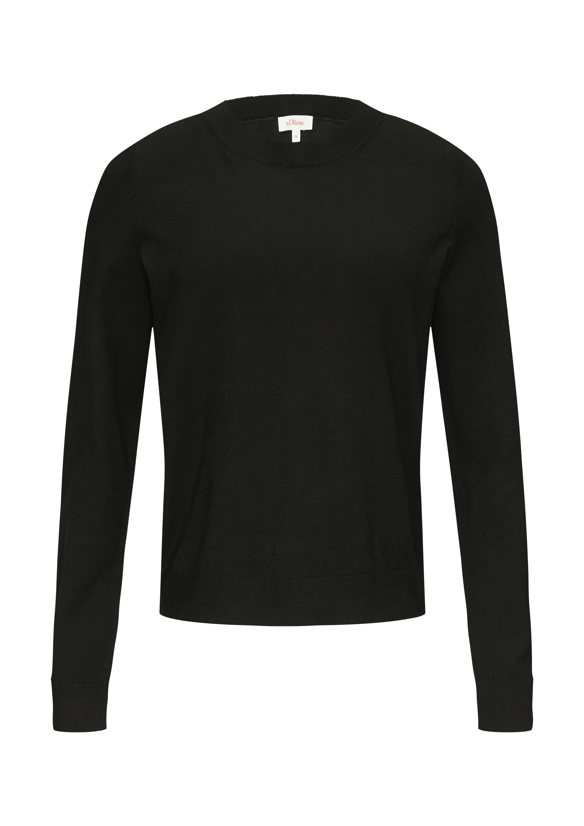 s.Oliver Strickpullover mit Stehkragen