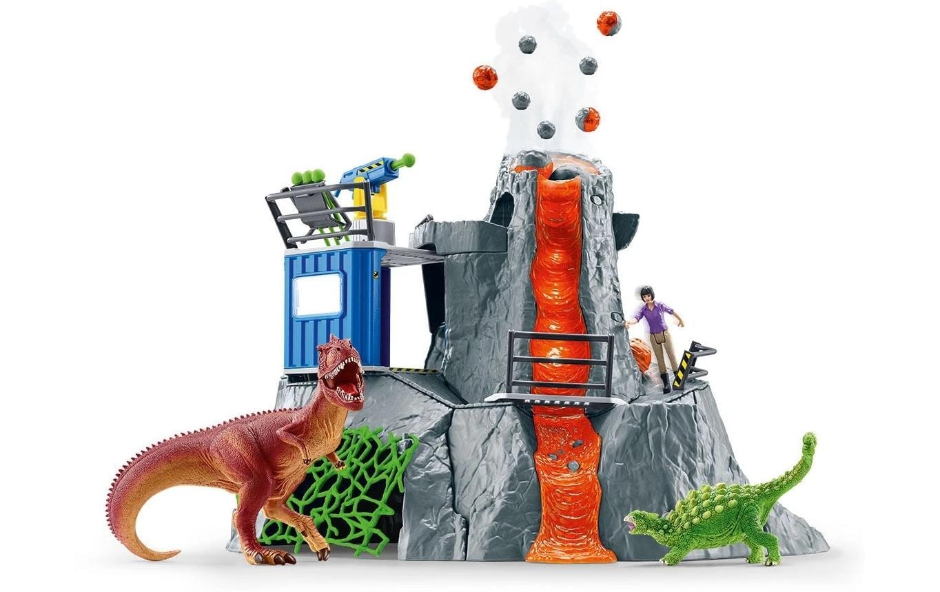 Schleich® Spielwelt »Figurenset Grosse Vulkan Expedition« Dinosaurier Spielzeug-Set