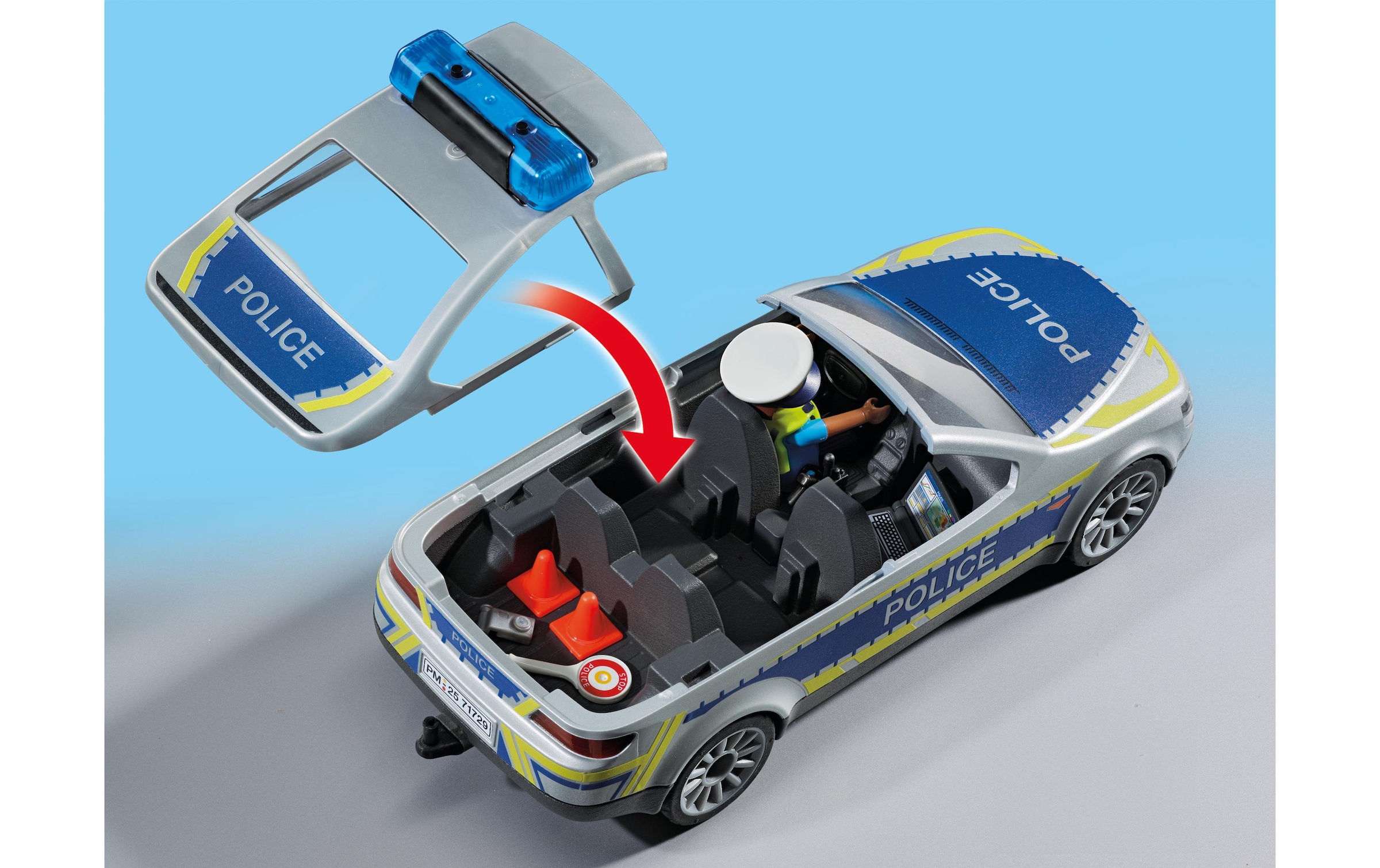 Playmobil® Spielbausteine »Action Heroes Polizei Streifenwagen 71729«