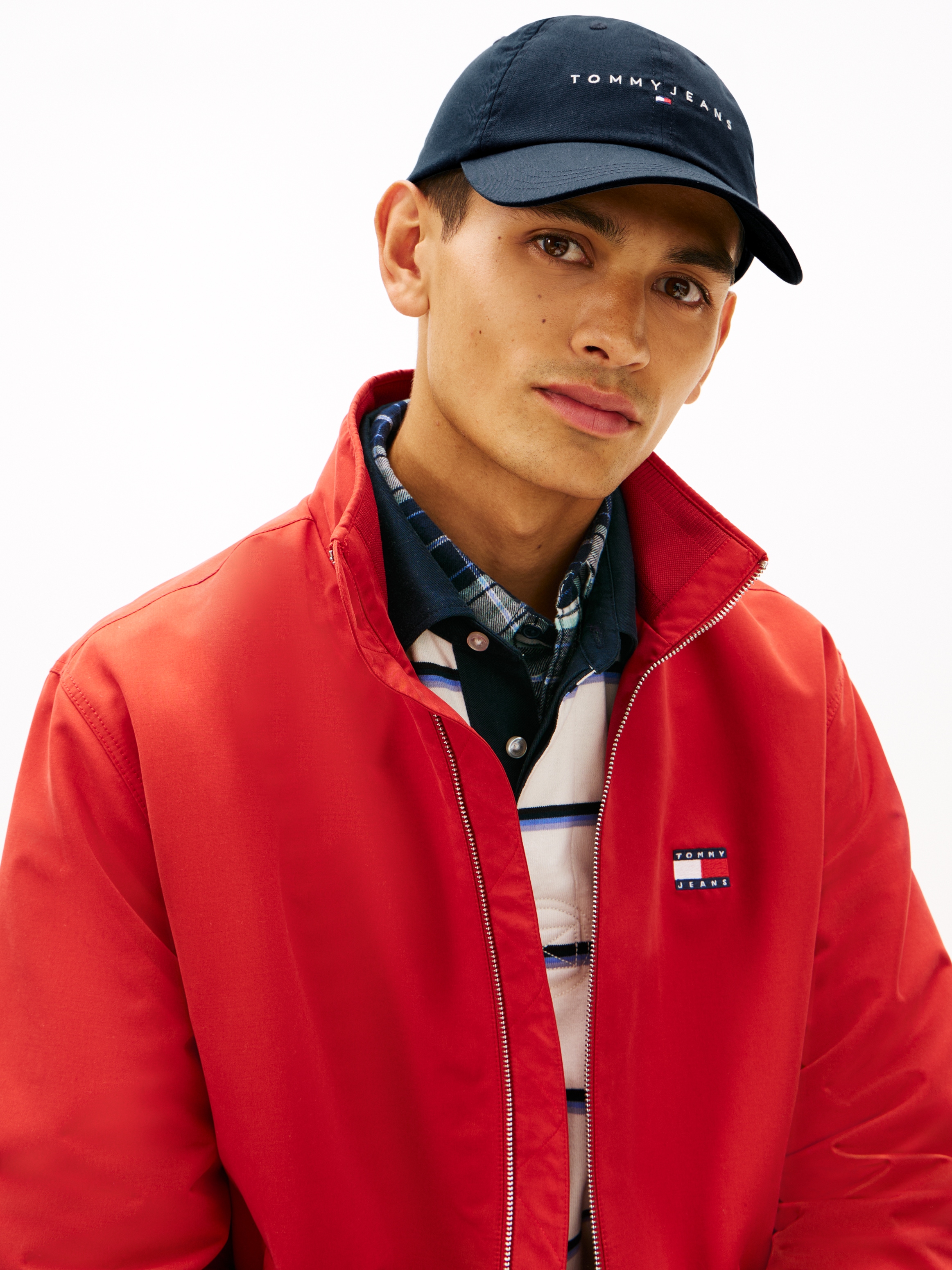 Tommy Jeans Baseball Cap »TJM LINEAR LOGO CAP« UNISEX Klemmverschluss, grosse Logostickerei