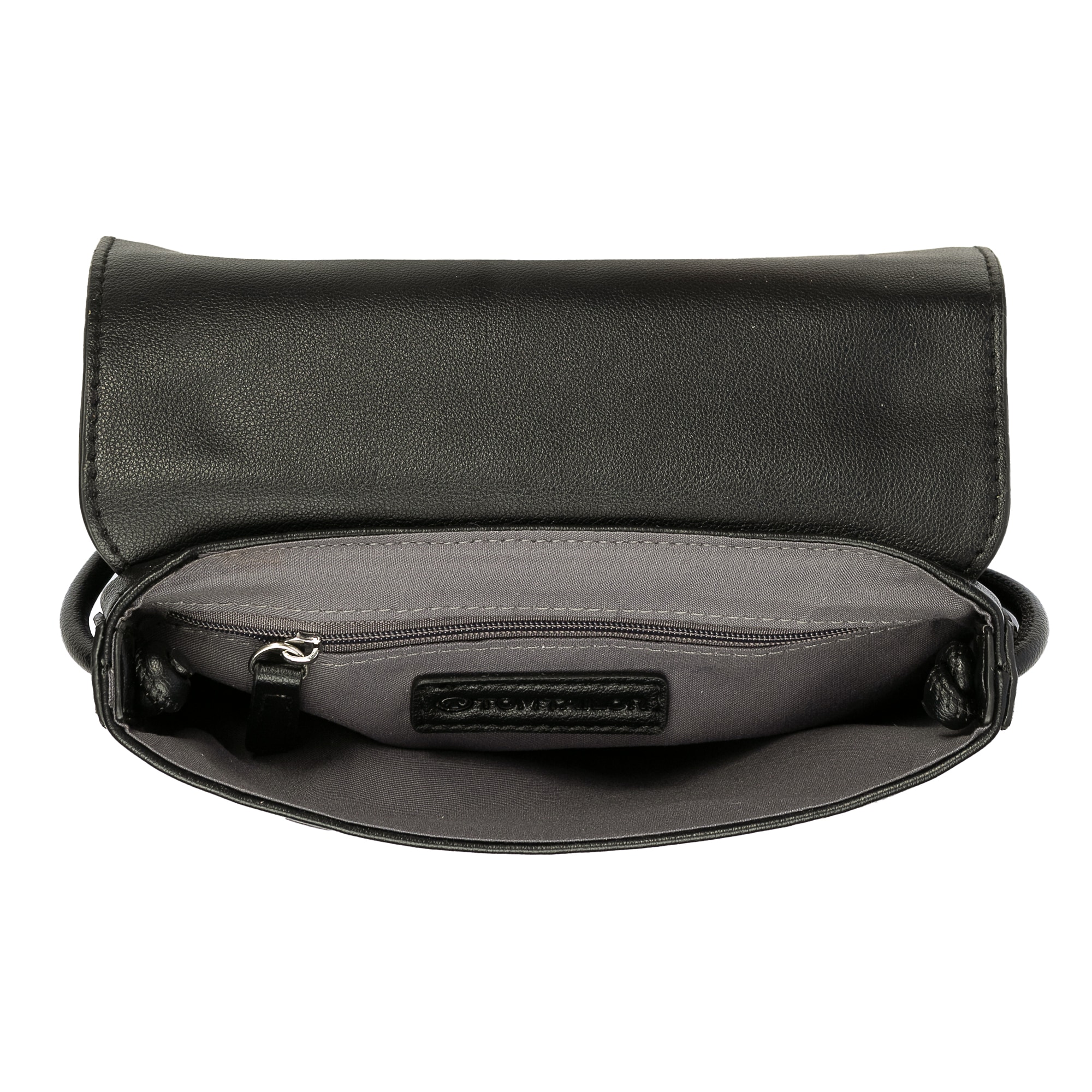 TOM TAILOR Sac à bandoulière »Rissa« aus weichem Lederimitat mit feinen Farbkanten auch als Clutch tragbar