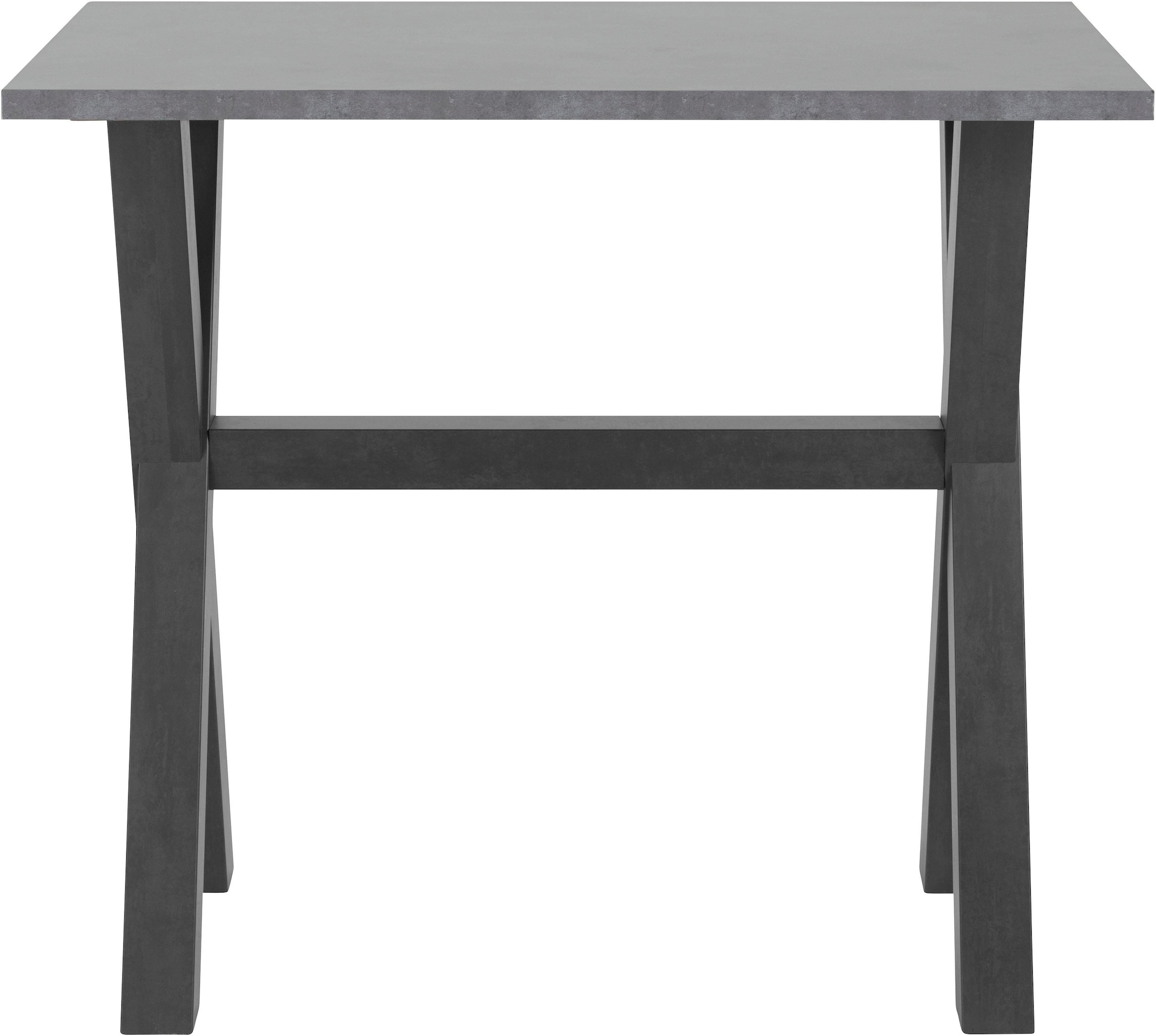 Mäusbacher Table de bar Gestell in X-Form (Breite 120, 140 oder 160 cm)