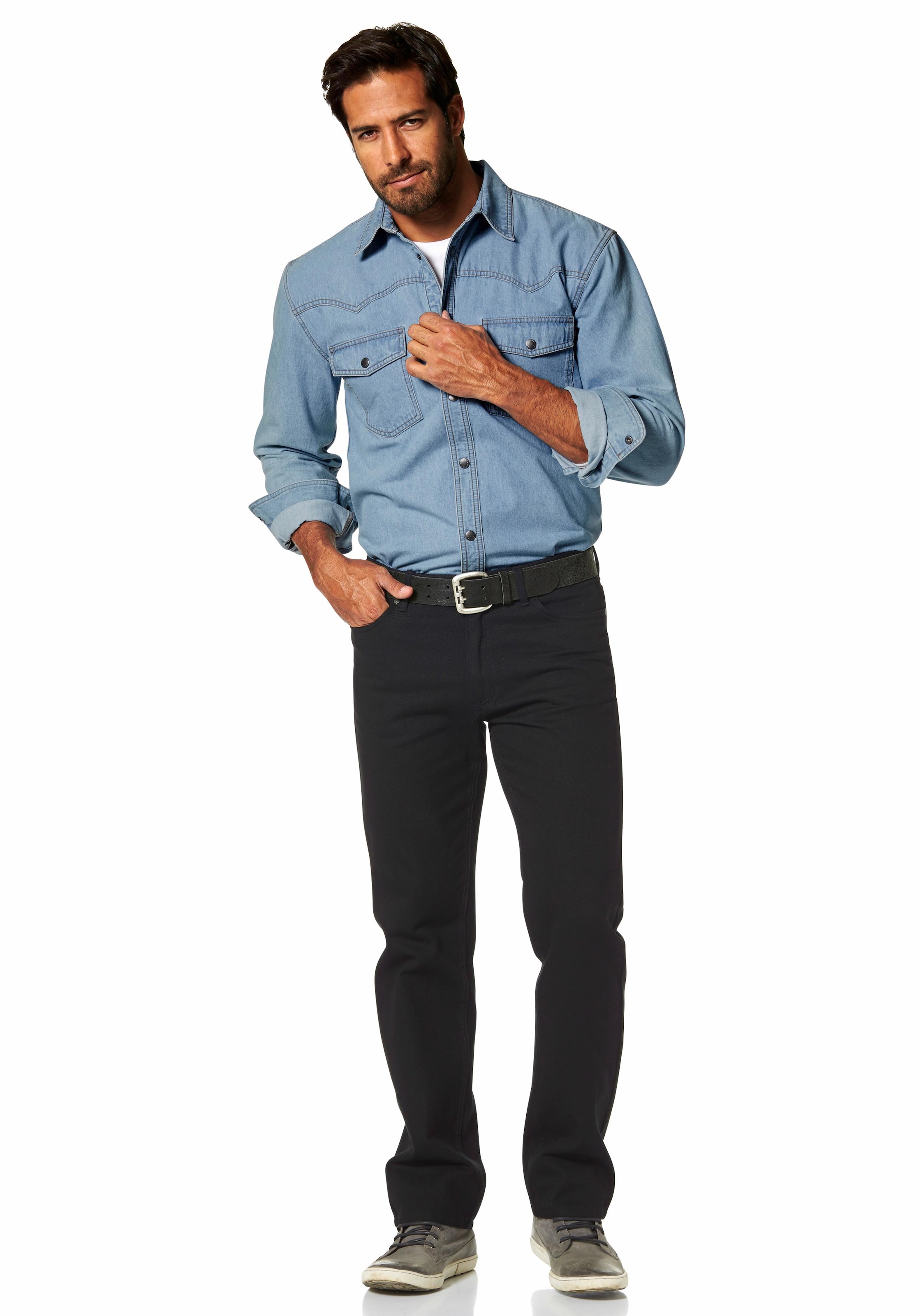 Arizona Chemise en jean Western Stil