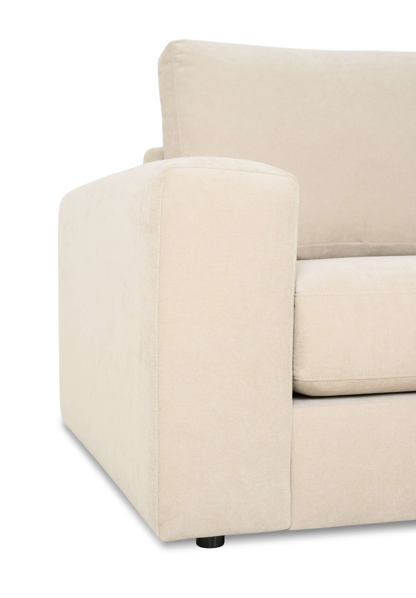 GOODproduct Canapé d'angle »Nivette, weiches Chenille« Breite 292 cm, L-Form, bodentief, mit Wellenunterfederung