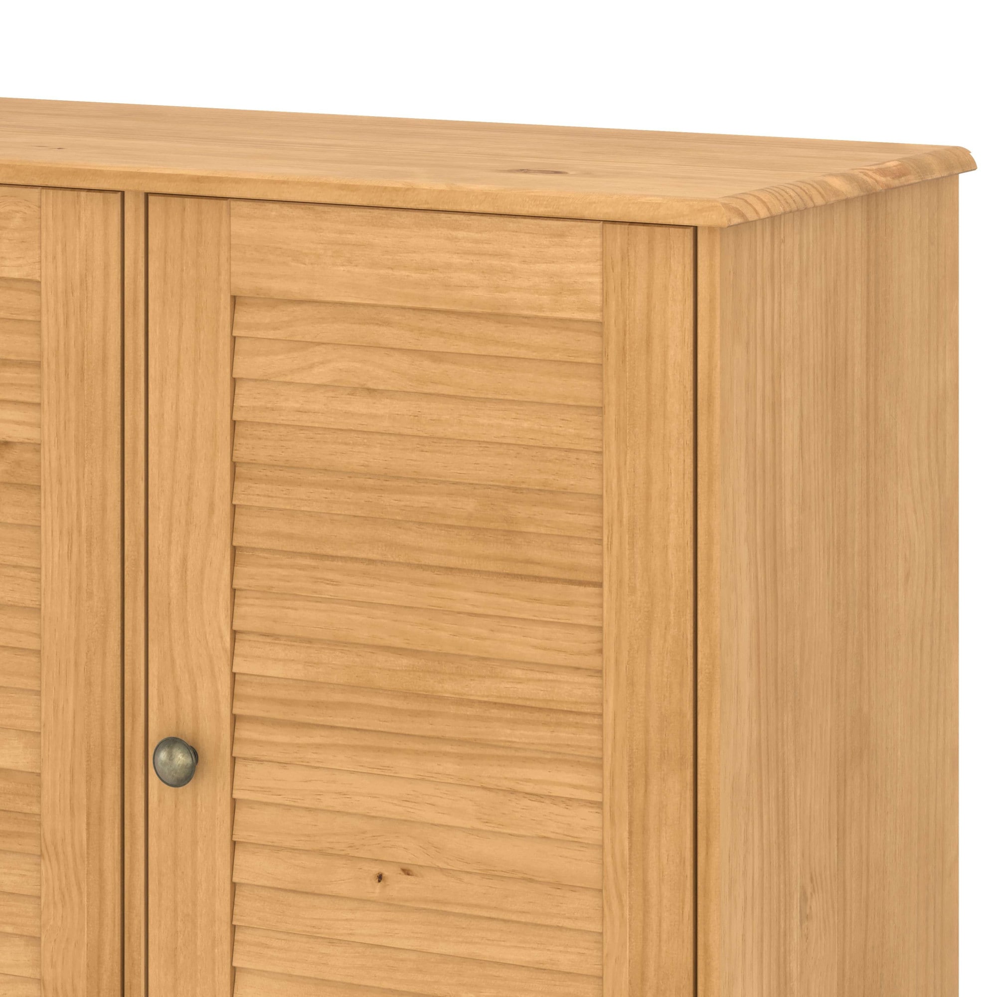 GOODproduct Sideboard »Turia, mit Lamellentüren« Kommode aus massivem Kiefernholz, FSC®, Breite 125 cm