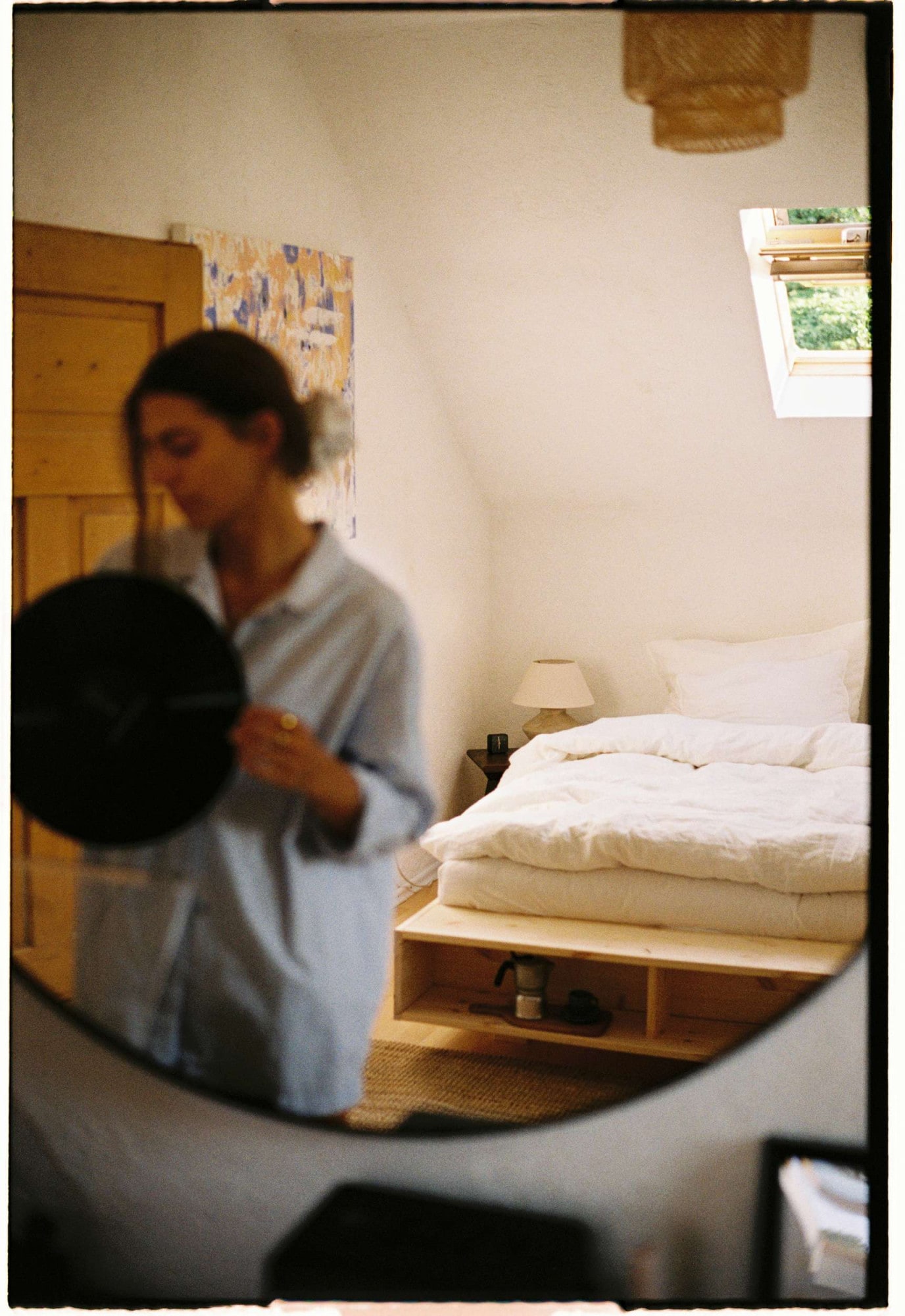 Karup Design Lit de rangement »Merge Bed Bettgestell m. integrierter Bank m. Stauraum, mehrere Grössen« inkl. Lattenrost, excl. Matratze, FSC®-zertifiziertes Massivholz