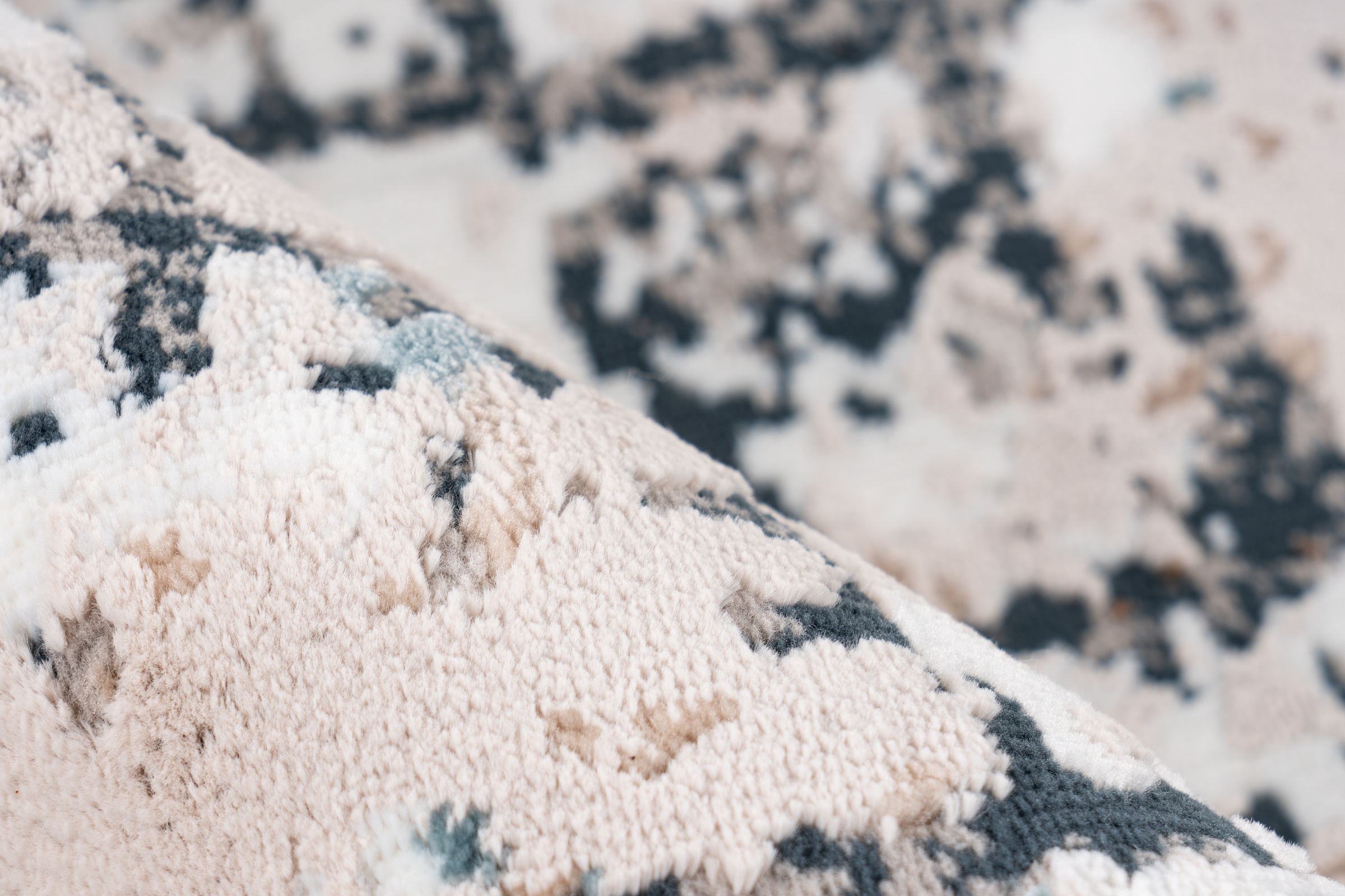 me gusta Teppich »Akropolis 125« rechteckig 12 mm Höhe flacher Teppich mit Baumwollrücken, attraktiver Vintage-Look