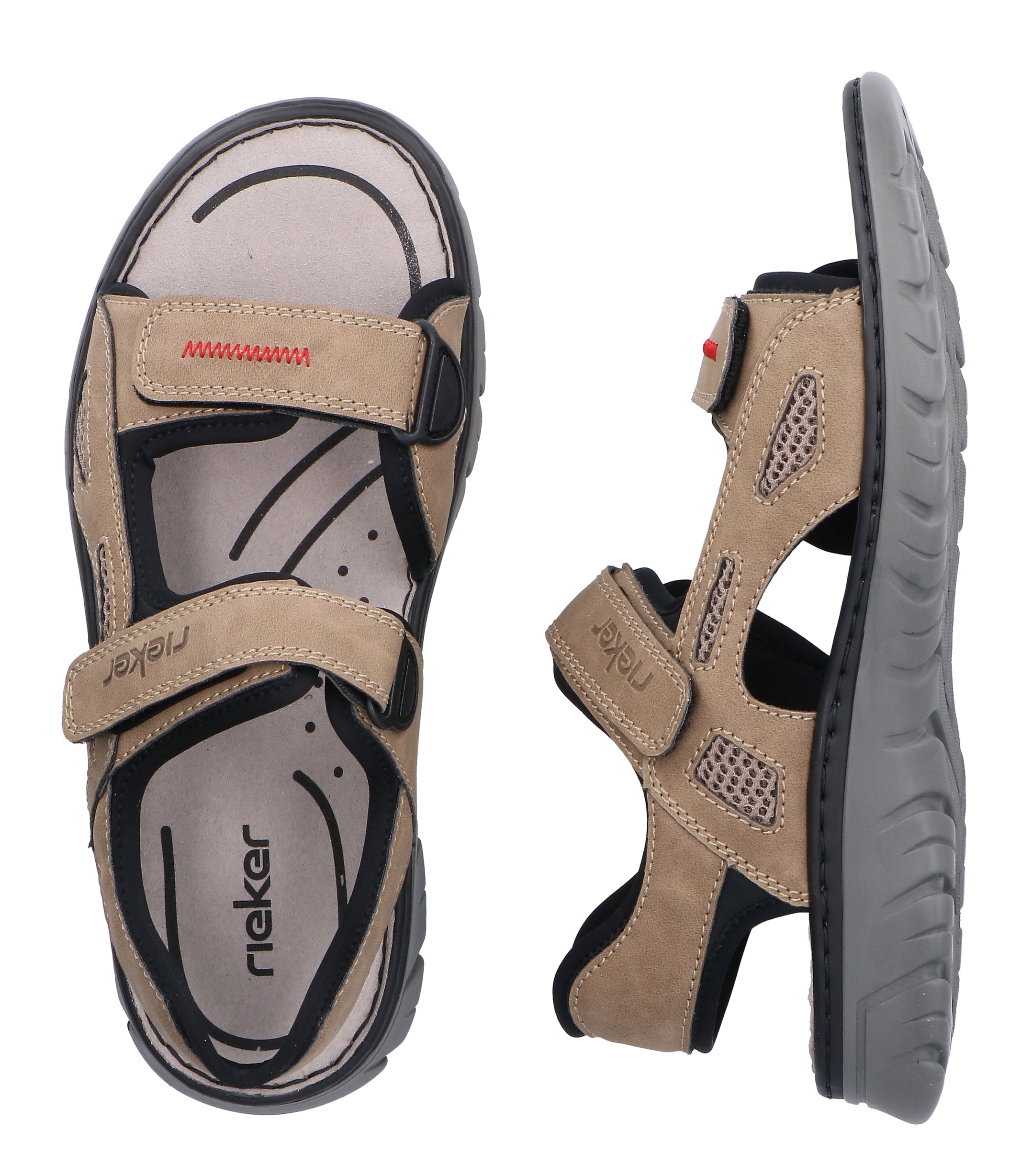 Rieker Sandale  Chaussure d'été, chaussure à scratch, sandale d'extérieur, style trekking