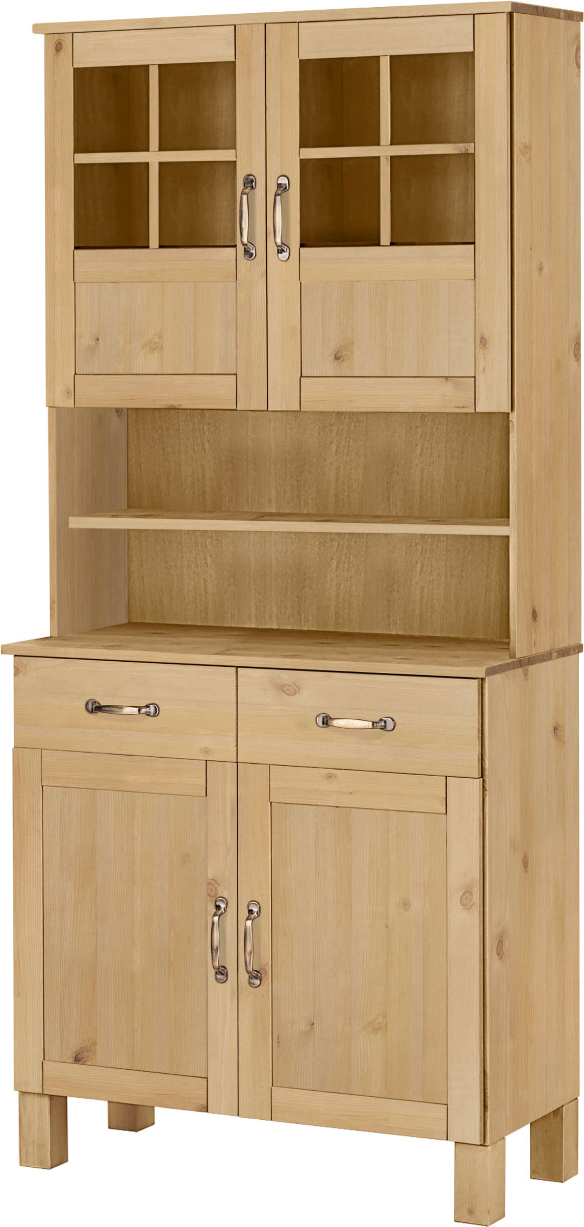 Home affaire Buffet de cuisine »Alby« Largeur 85 cm, 2 portes en verre