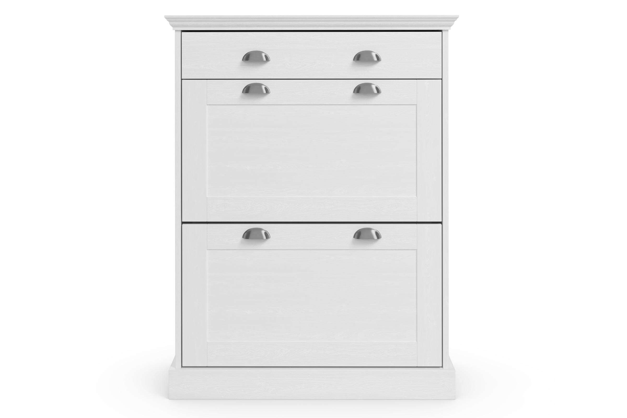 Home affaire Schuhschrank »Motala« mit 2 Klappen u. 1 Schublade, Platz für 12-14 paar Schuhe, Höhe 105 cm