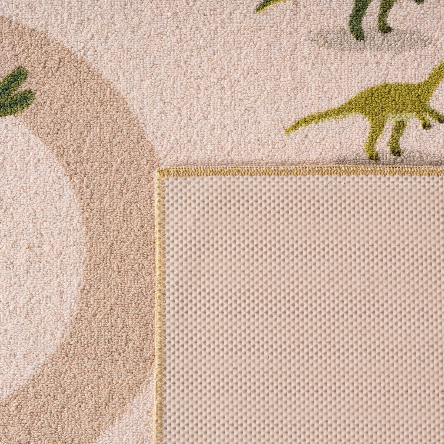 Ayyildiz Teppiche Kinderteppich »COCO 1131  , auch in rund erhältlich« rechteckig 8 mm Höhe Waschbar bei 30 °C, rutschhemmend, OEKO-TEX® zertifiziert, Dinosaurier