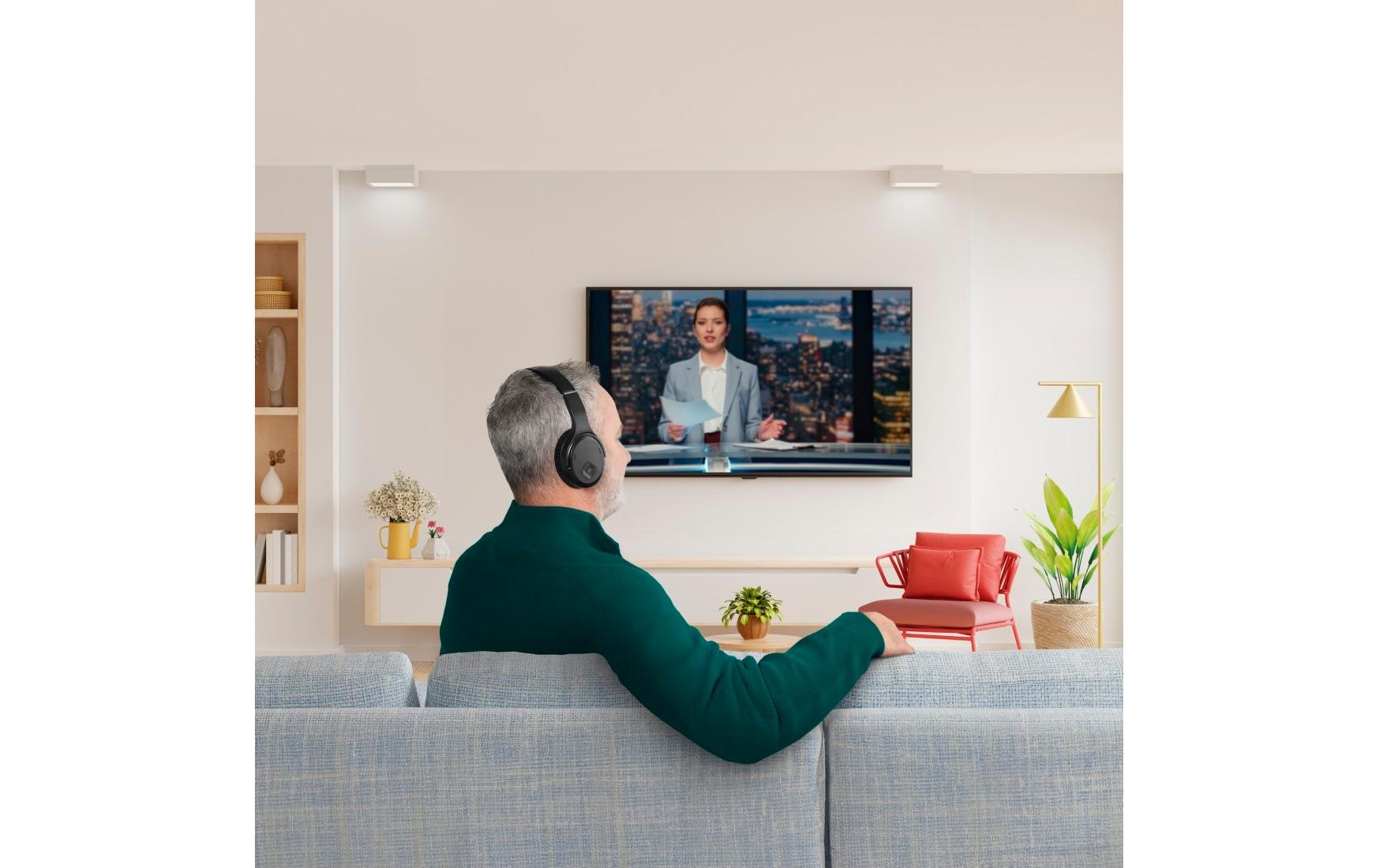   Over-Ear-Kopfhörer Active Noise Cancelling (ANC) eingebautes Mikrofon, Ladezeit: 2,5h