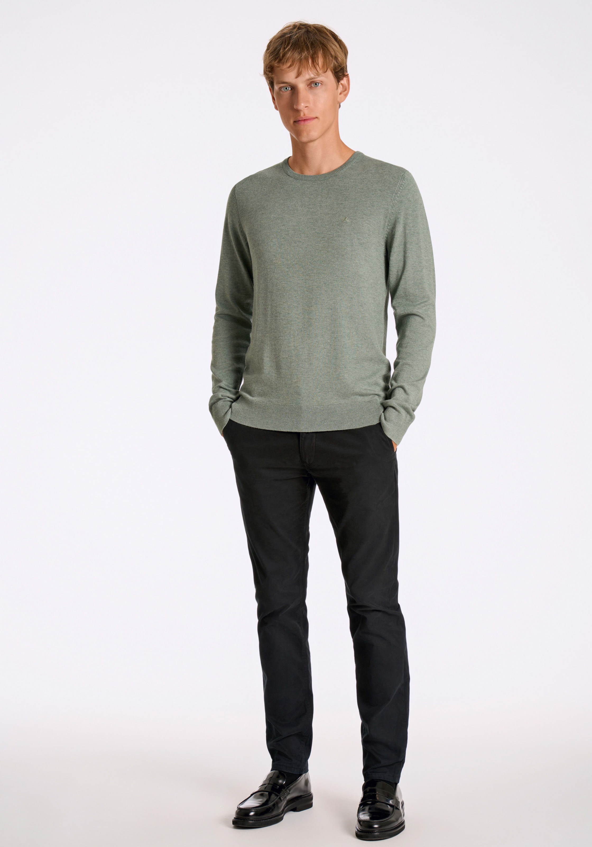 LINDBERGH Pull en tricot avec broderie du logo