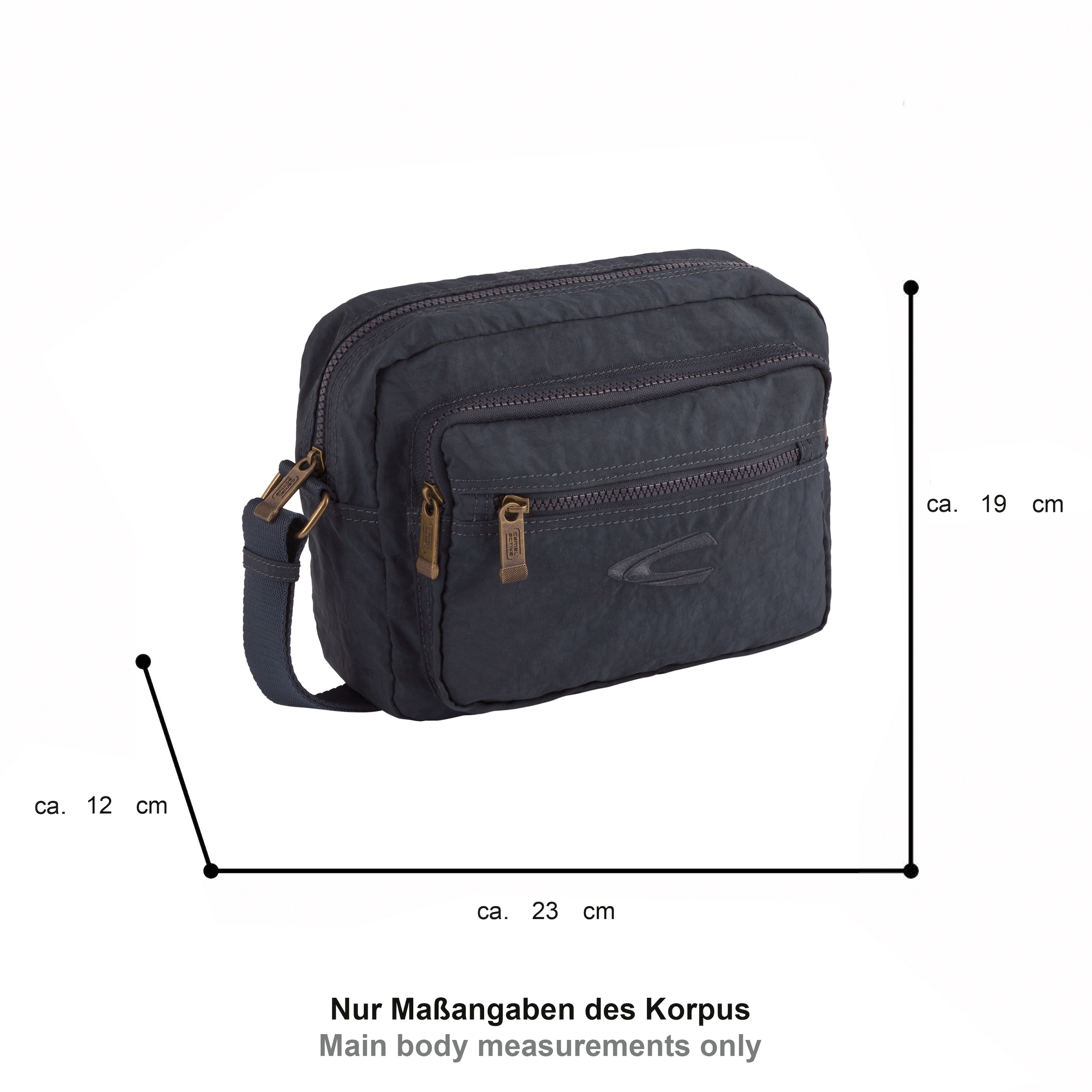 camel active Sac à bandoulière »Journey« en nylon léger et résistant, fonctionnel parfait pour toutes les situations