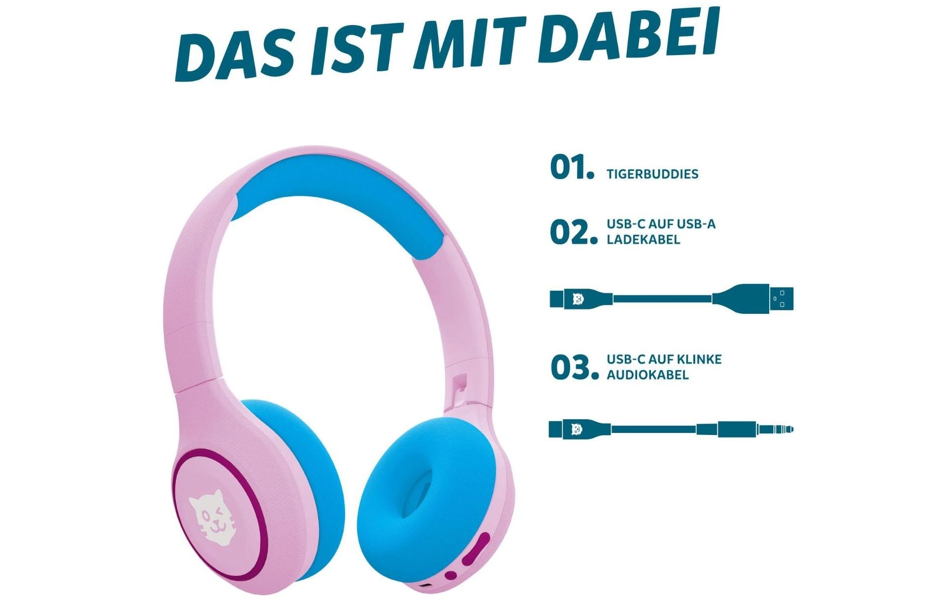 TigerMedia Bluetooth-Kopfhörer »Tigerbuddies«