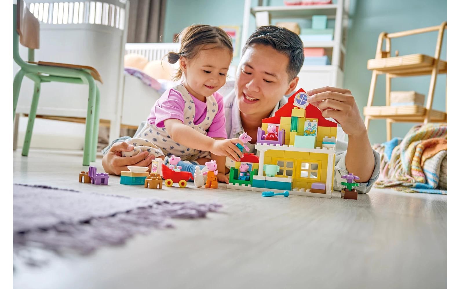 LEGO® Konstruktionsspielsteine »Familienhaus (10467), LEGO DUPLO Peppa Pig«