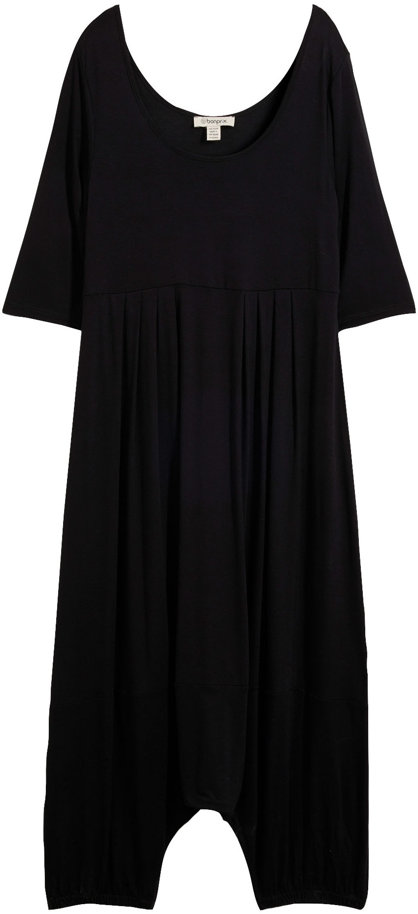 bonprix Jumpsuit »Jumpsuit mit Haremshose aus nachhaltiger Viskose« für den Alltag, Oversize-Passform, 7/8-Länge