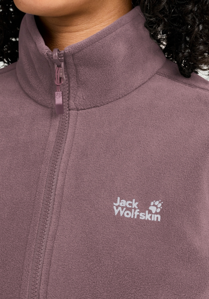 Jack Wolfskin Veste polaire »TAUNUS 200 FZ W« comme couche intermédiaire sportive, pour la randonnée et les loisirs, chauffant