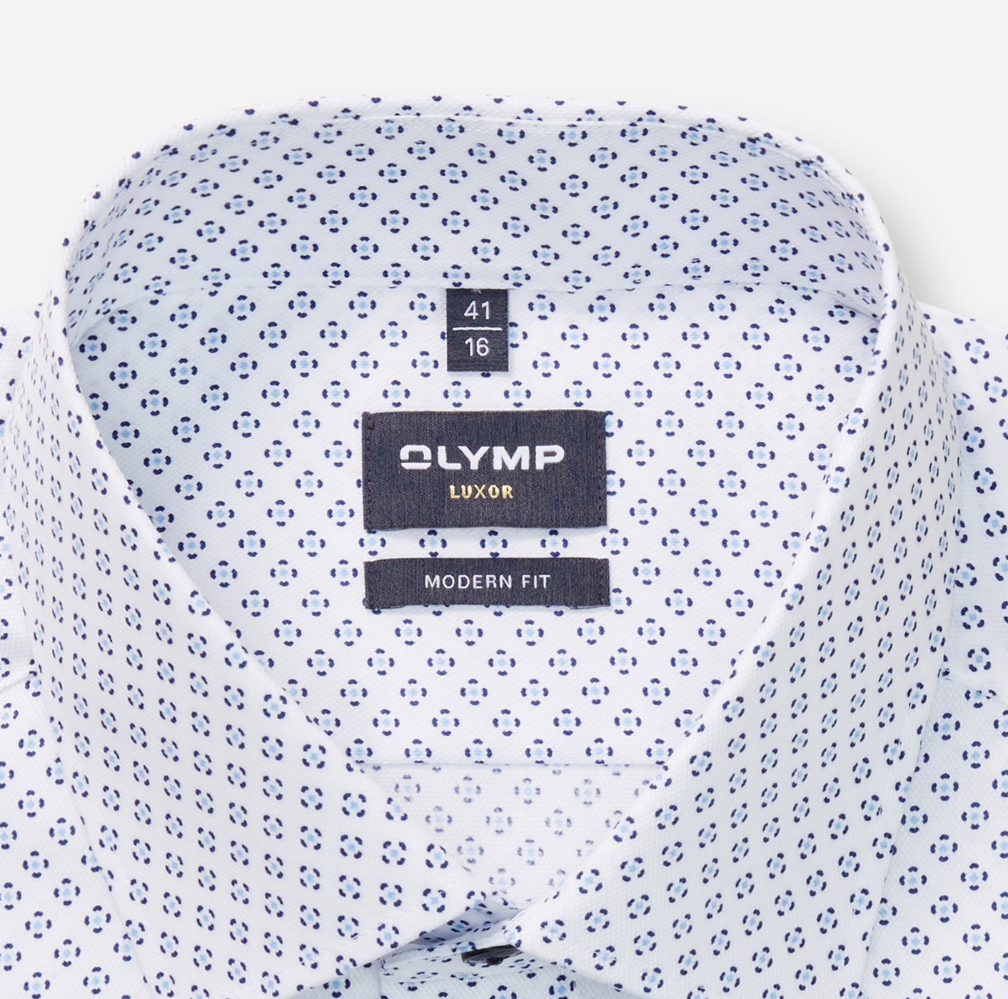 OLYMP Chemise à manches longues »Luxor modern fit« modern fit, Businesshemd, gemustert, New-Kentkragen