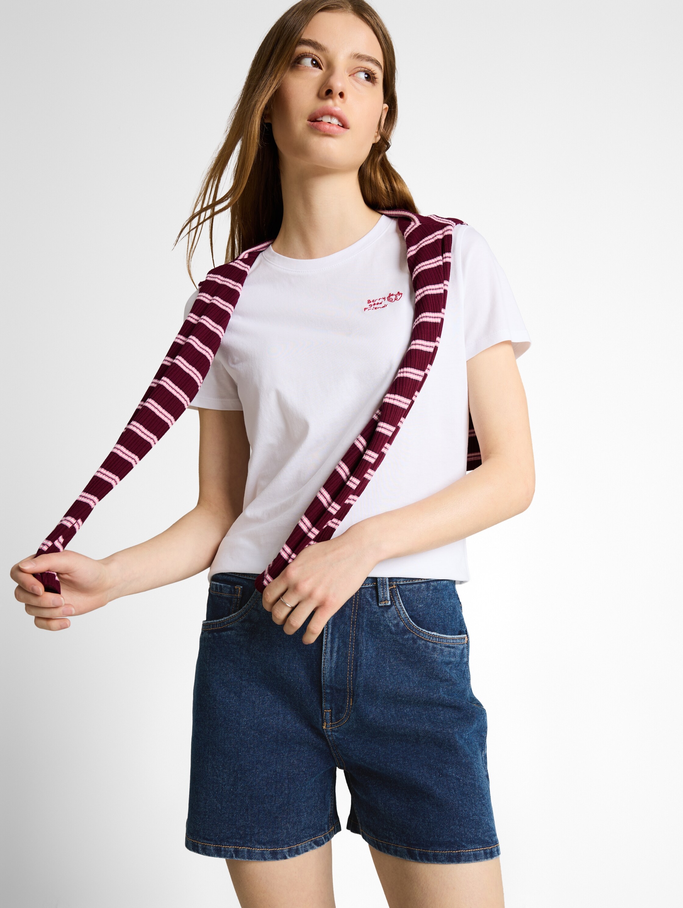 TOM TAILOR Denim Short en jean im Five-Pocket Style