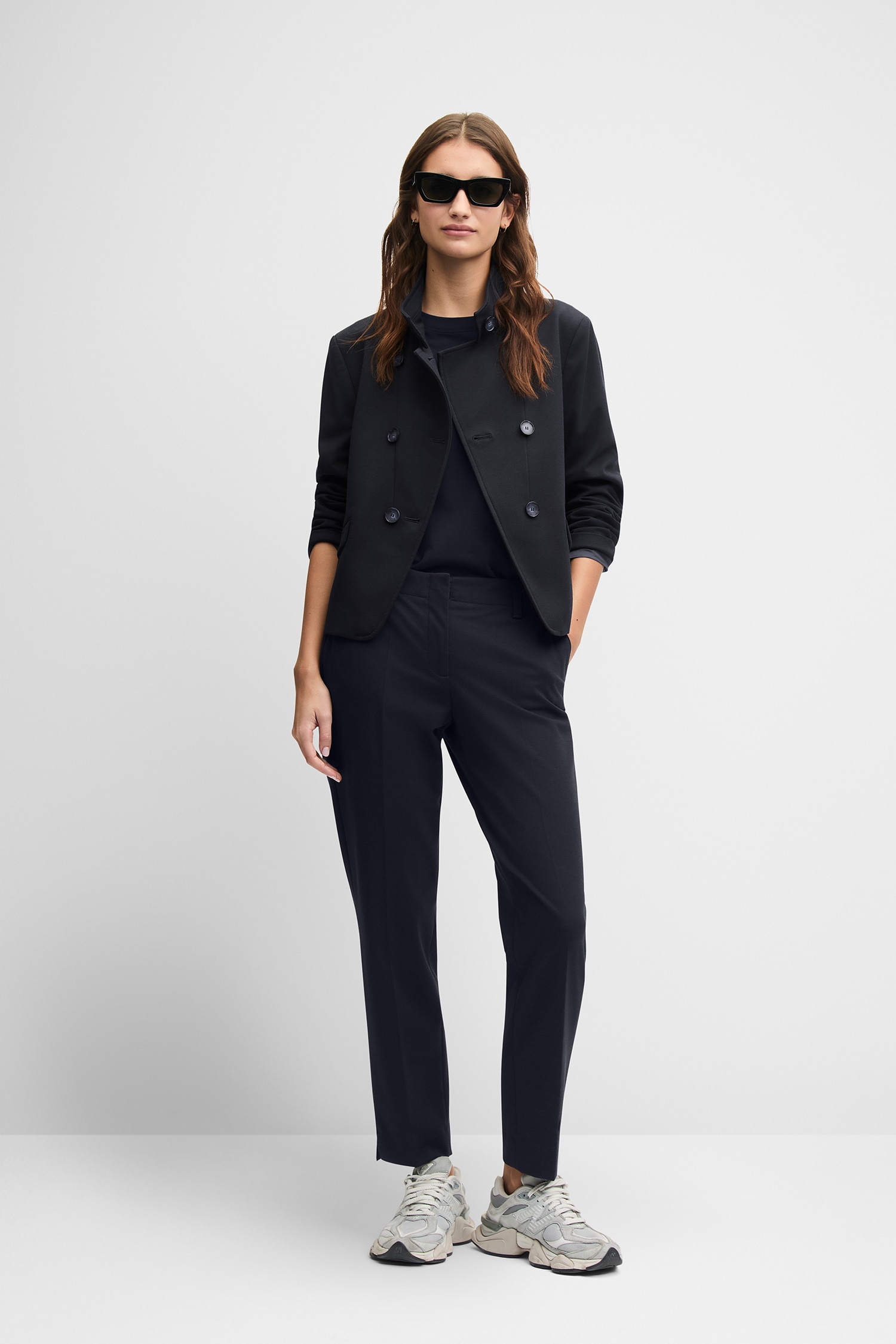 Cinque Blazer court »CILOKO« Stehkragen, taillierter Schnitt, elastischer Materialmix