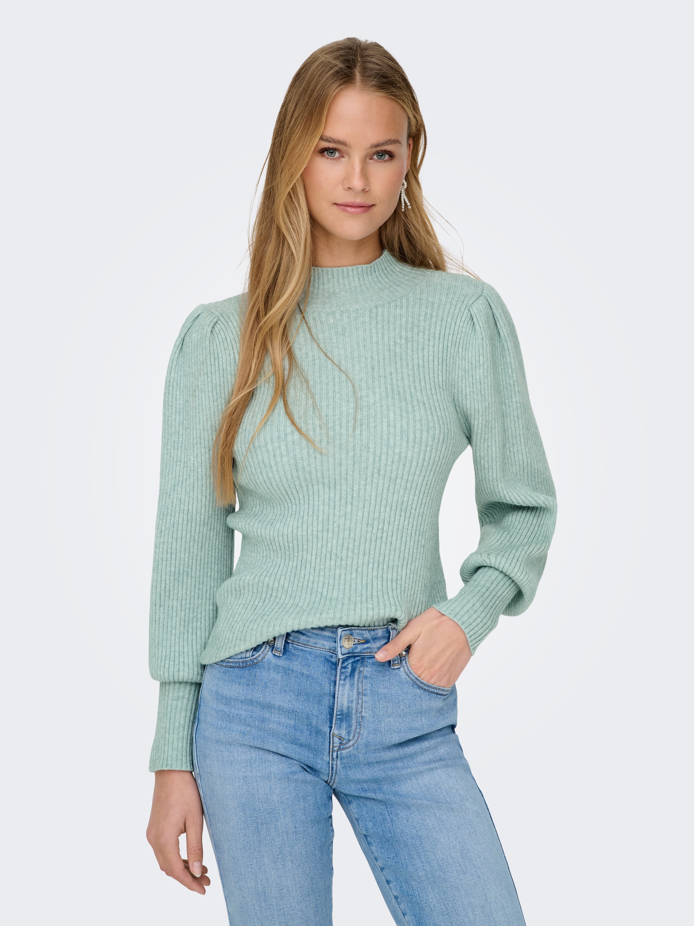 ONLY Pull en tricot »ONLKATIA L/S HIGHNECK PULLOVER KNT NOOS« Viskosemischung