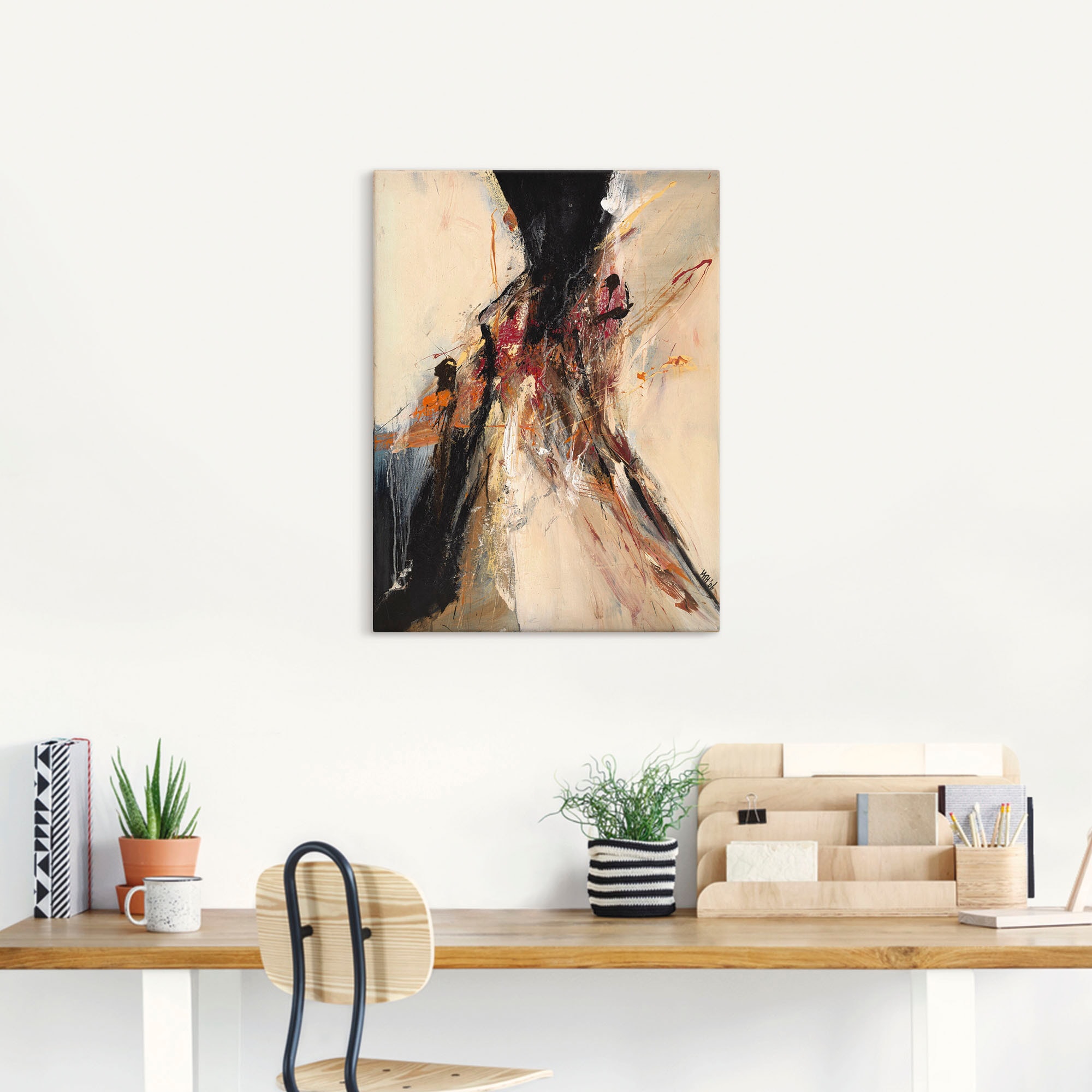 Artland Leinwandbild »Abstrakt VII« Gegenstandslos 1 Stk. tlg. auf Holzrahmen gespannt