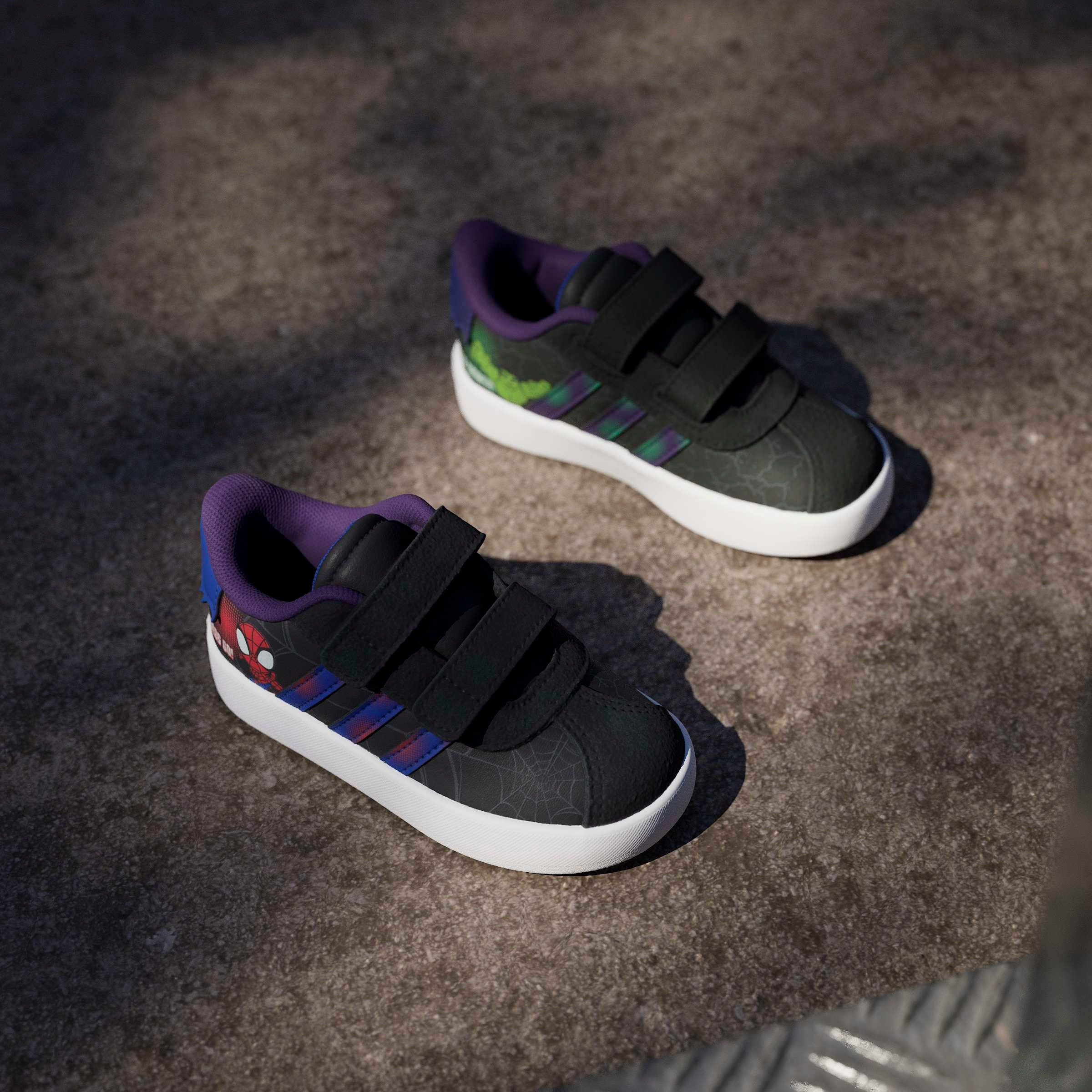 adidas Sportswear Sneakers »ADIDAS MARVEL SPIDER-MAN VL COURT 3.0 KIDS«  design inspiré de l’adidas Samba, pour enfants