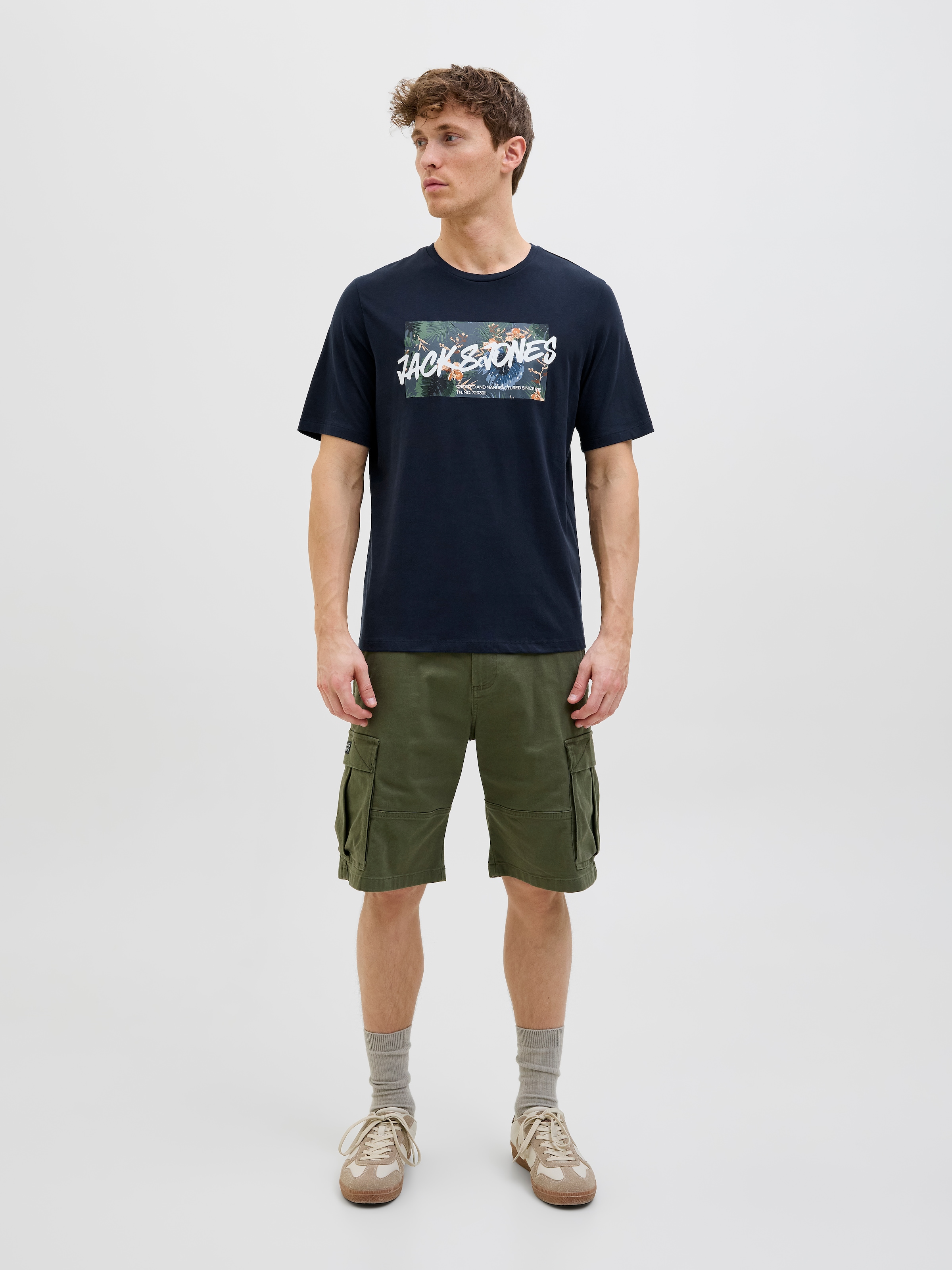 Jack & Jones T-shirt imprimé »JJHAWAII SHAPE TEE SS CREW NECK«