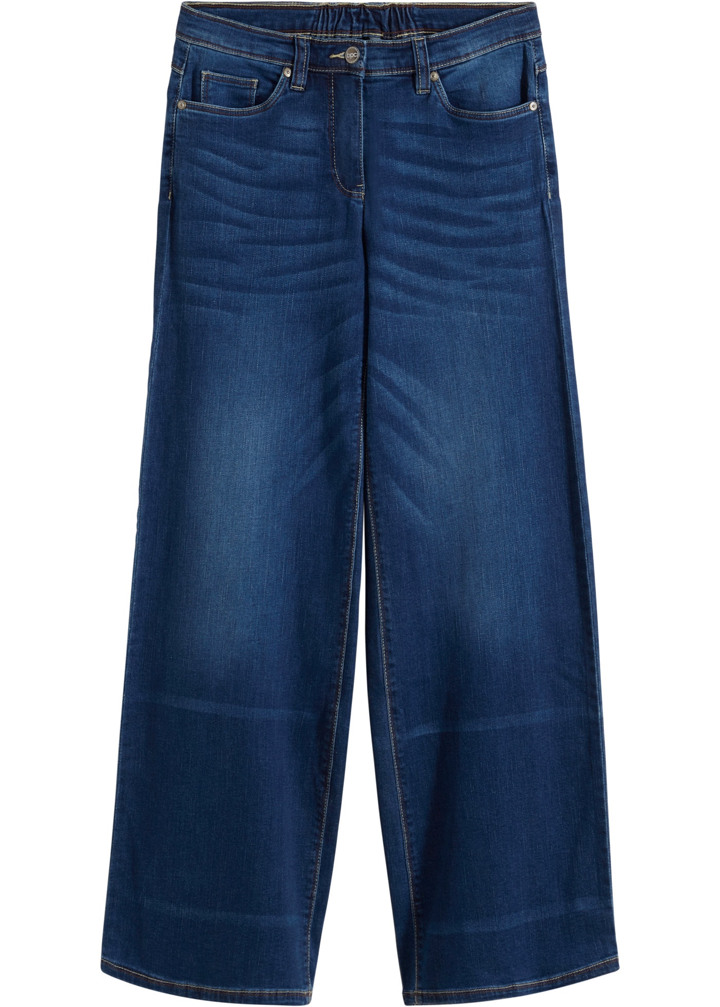 bonprix Weite Jeans Loose Fit Passform, mit Stretch-Material, mit Bequembund