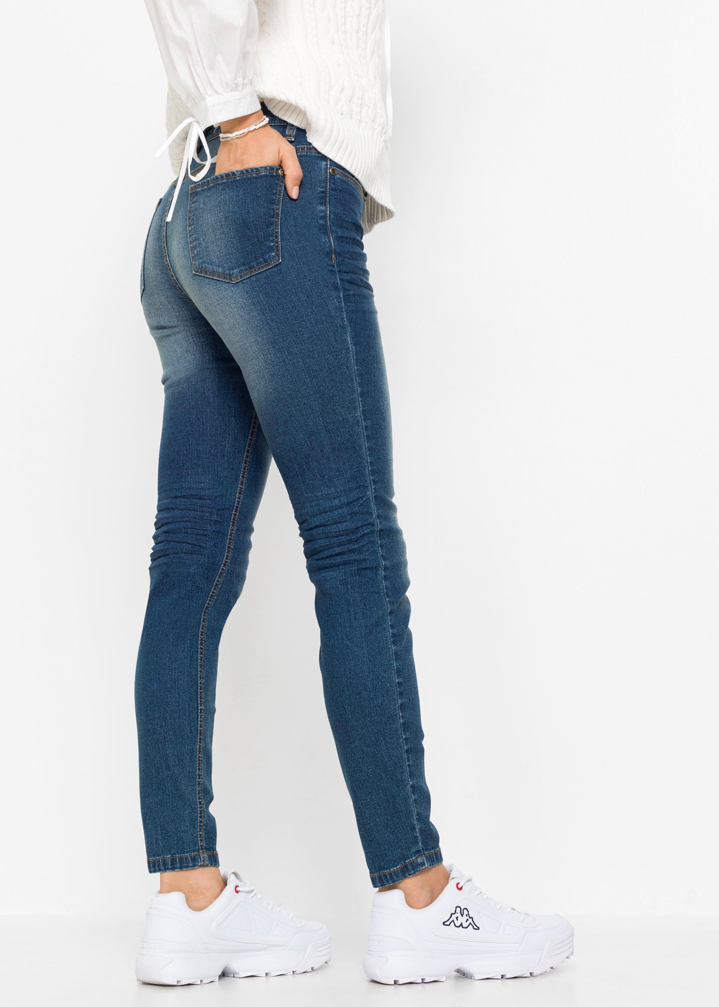 bonprix Jeans skinny Skinny-fit-Passform, verkürztes 7/8-Bein, mit Five-Pocket-Style